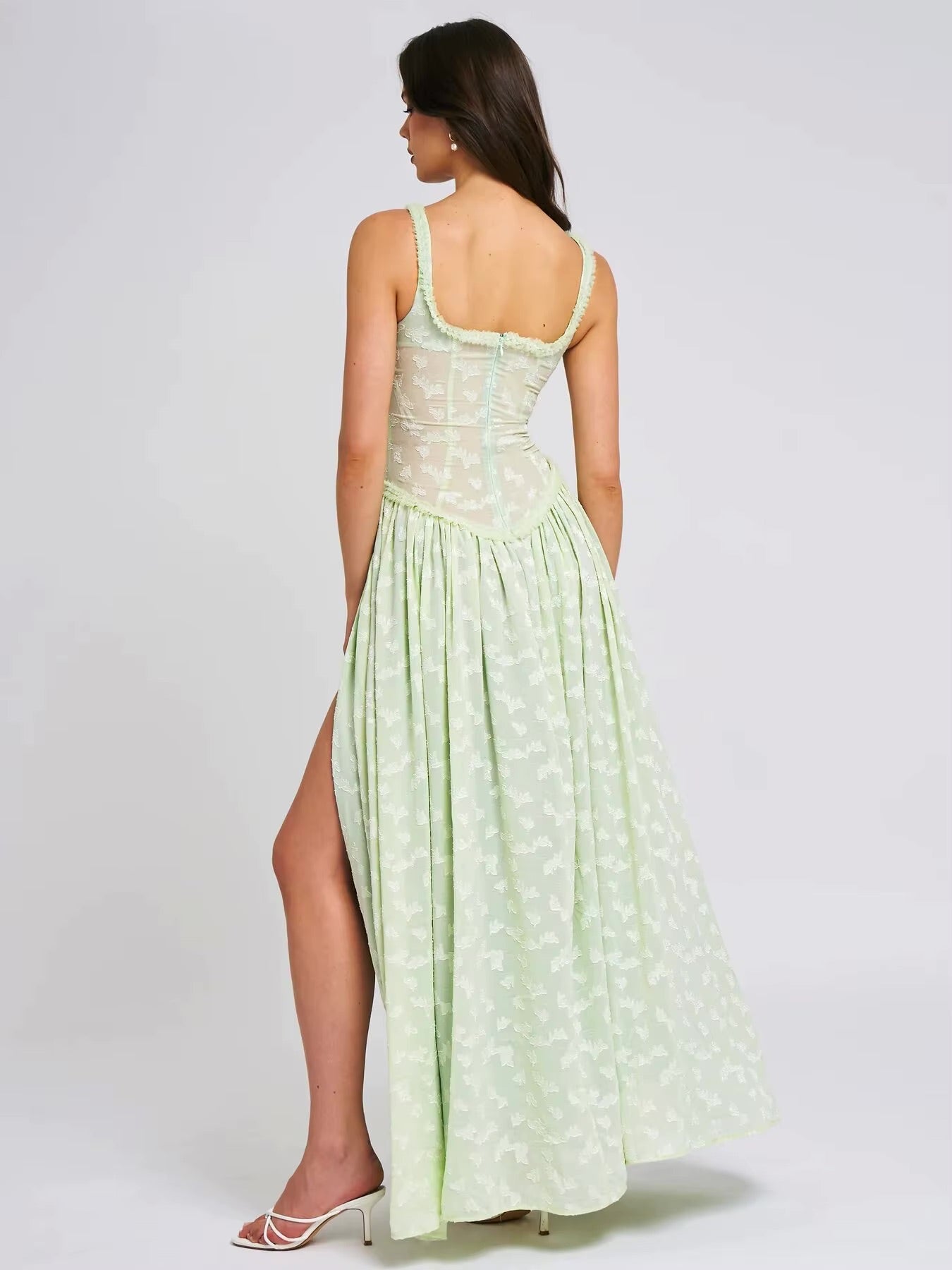 Aurevia Jacquard Maxi Dress