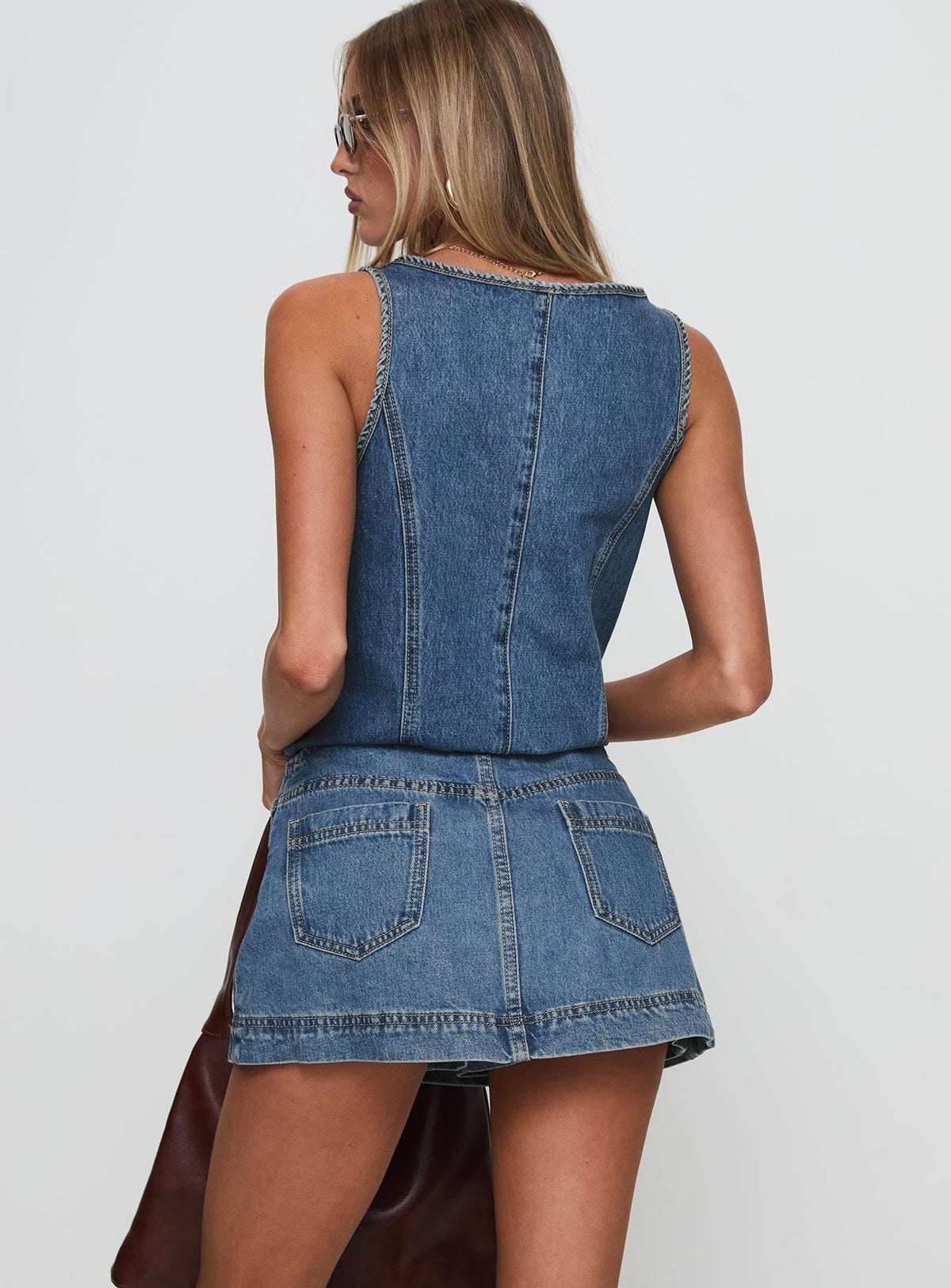 Elisa Denim Skort