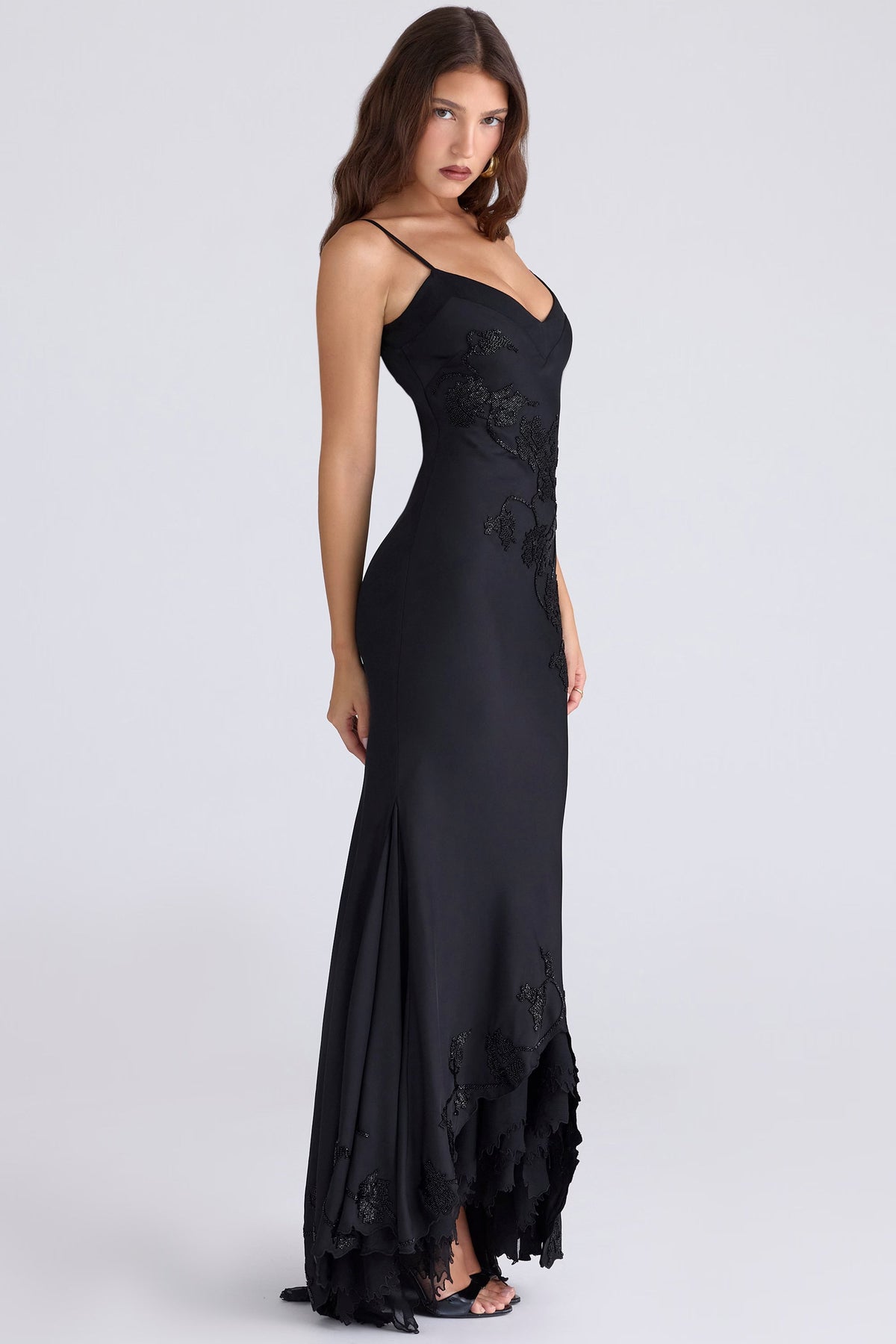 Anastelle Satin Maxi Dress