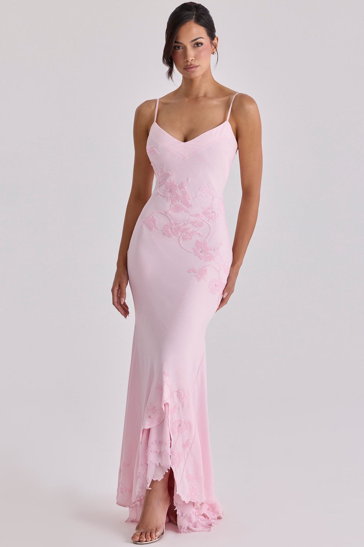 Anastelle Satin Maxi Dress