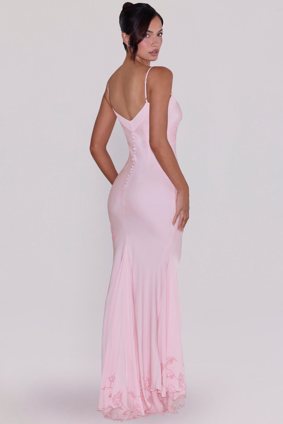Anastelle Satin Maxi Dress