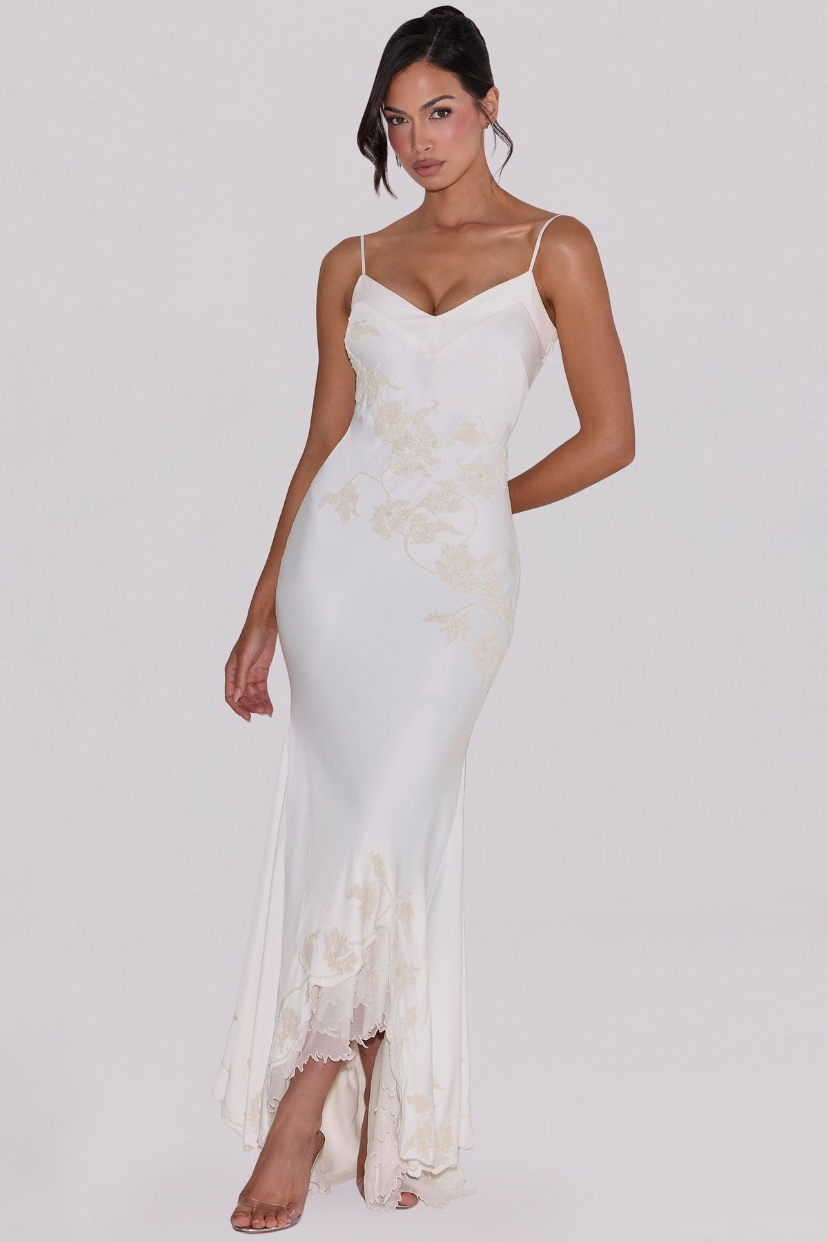 Anastelle Satin Maxi Dress