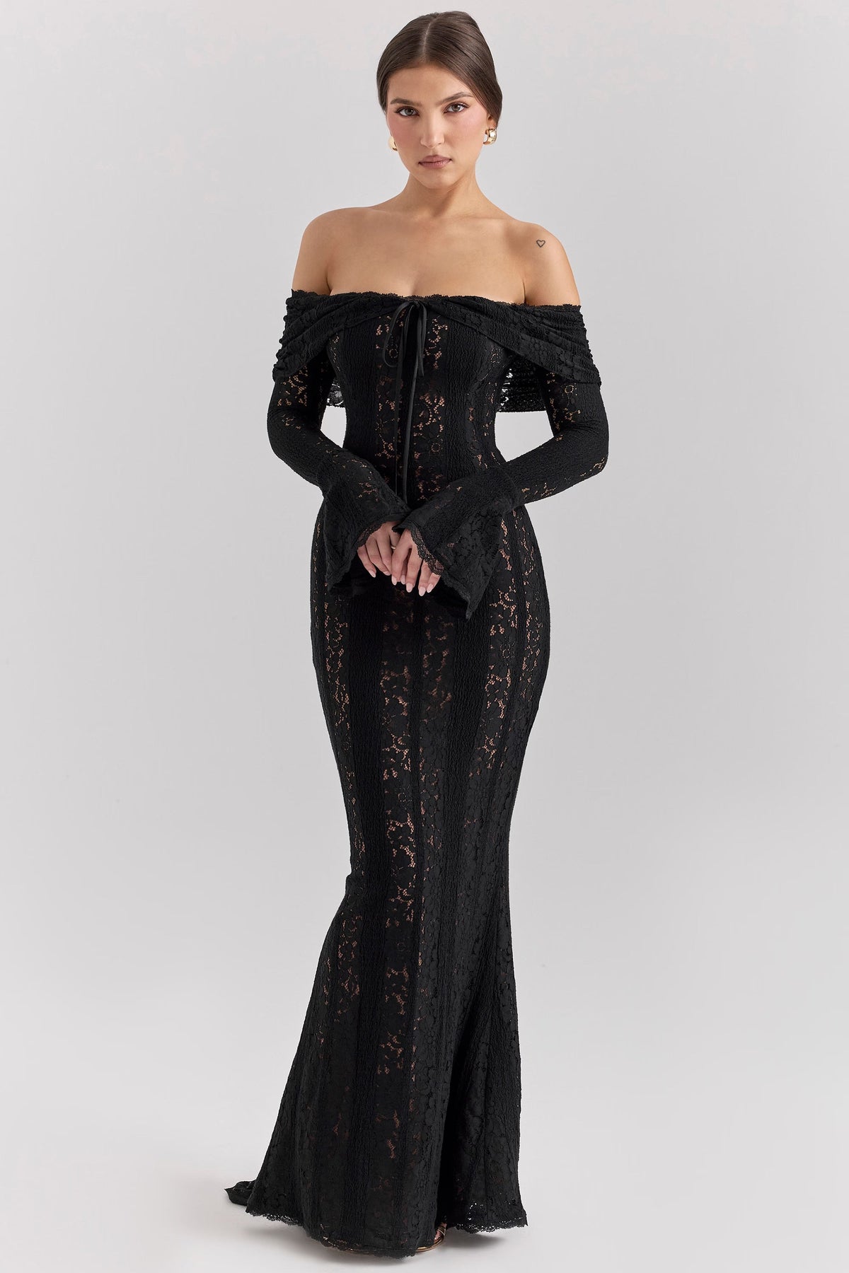 Belle Lace Maxi Dress
