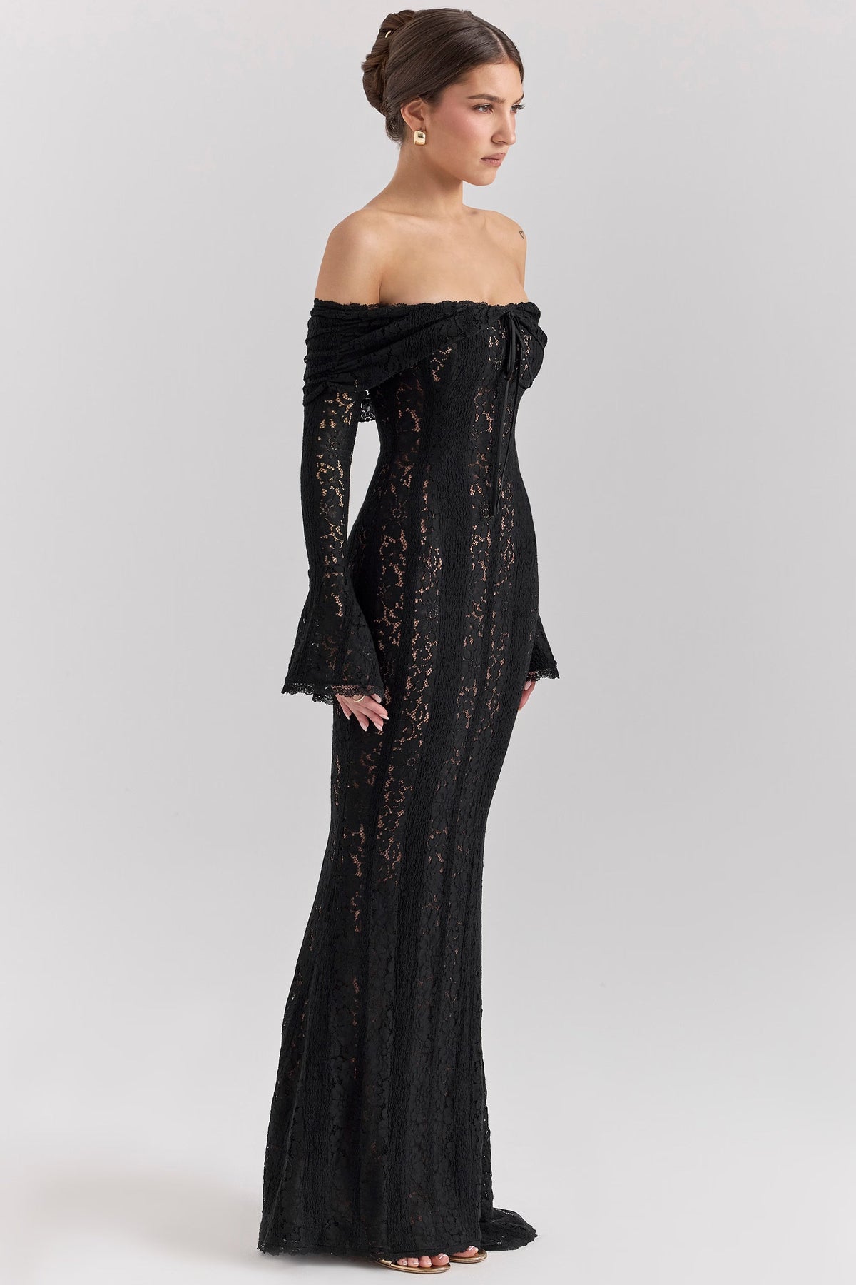 Belle Lace Maxi Dress