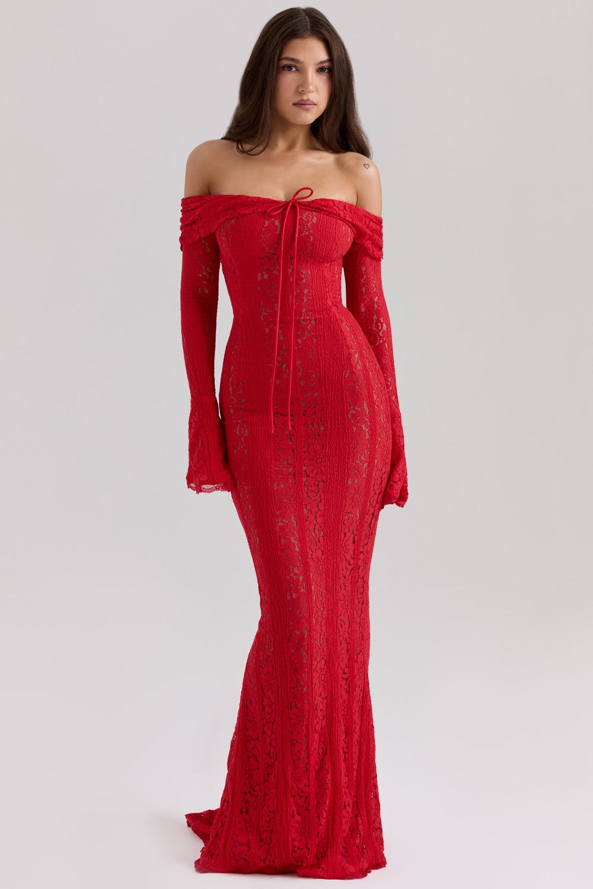 Belle Lace Maxi Dress