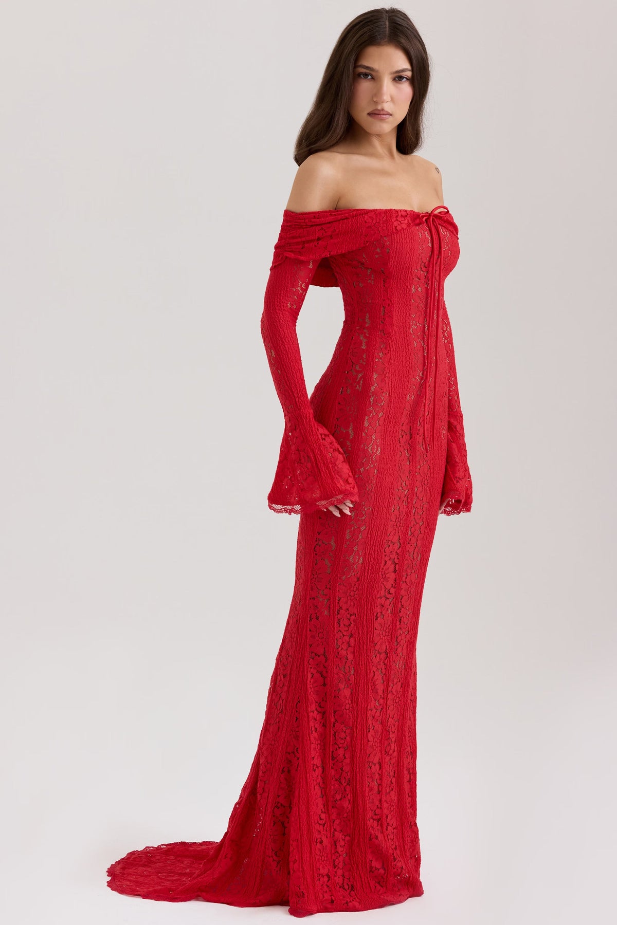 Belle Lace Maxi Dress