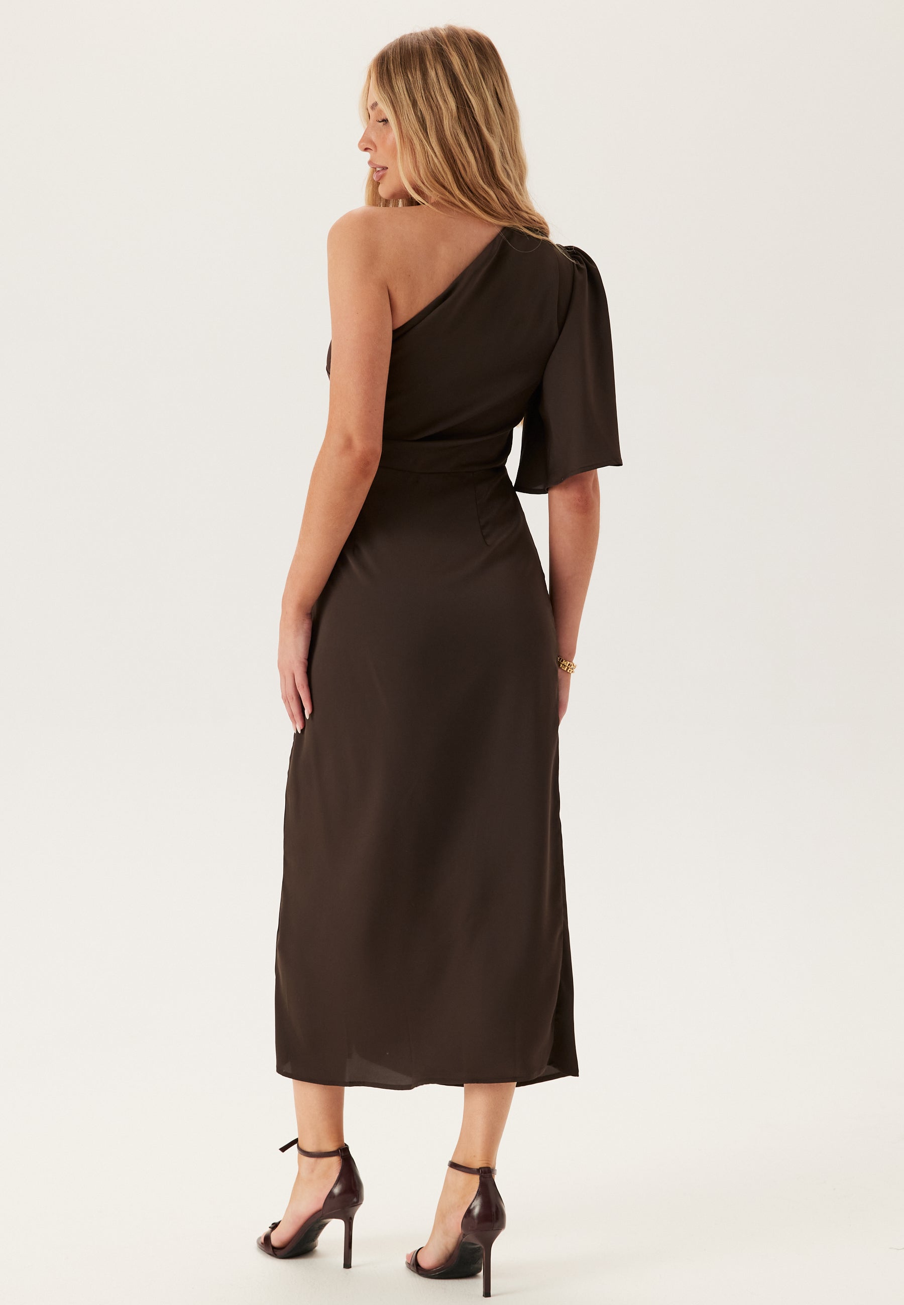 Soléne Draped Midi Dress
