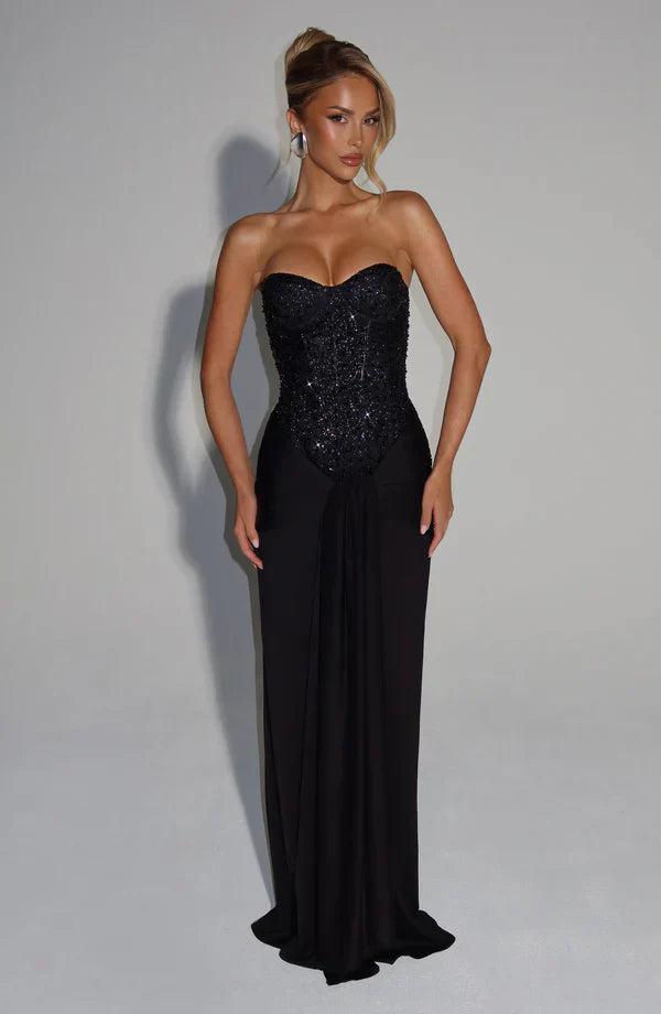 Adeline Corset Maxi Dress
