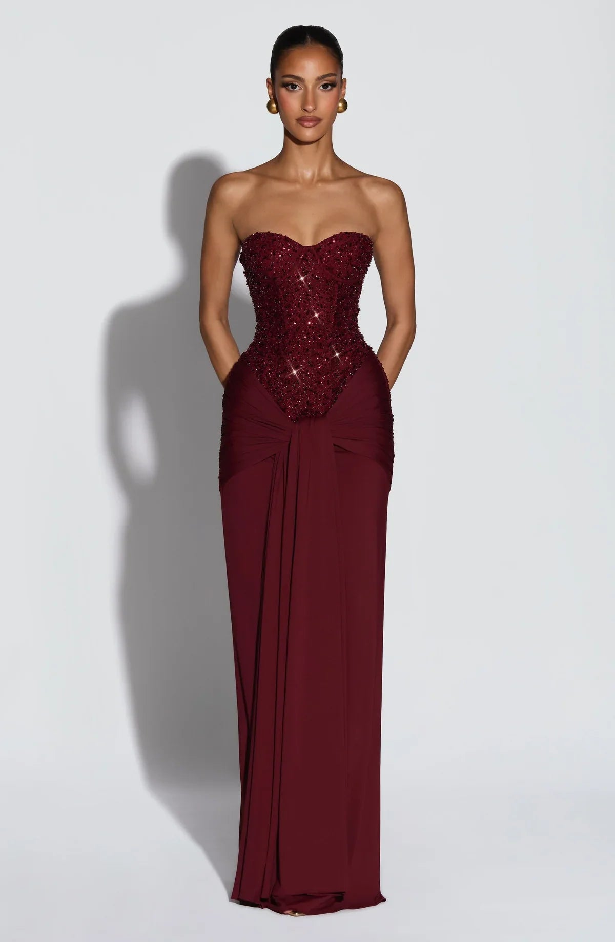 Adeline Corset Maxi Dress