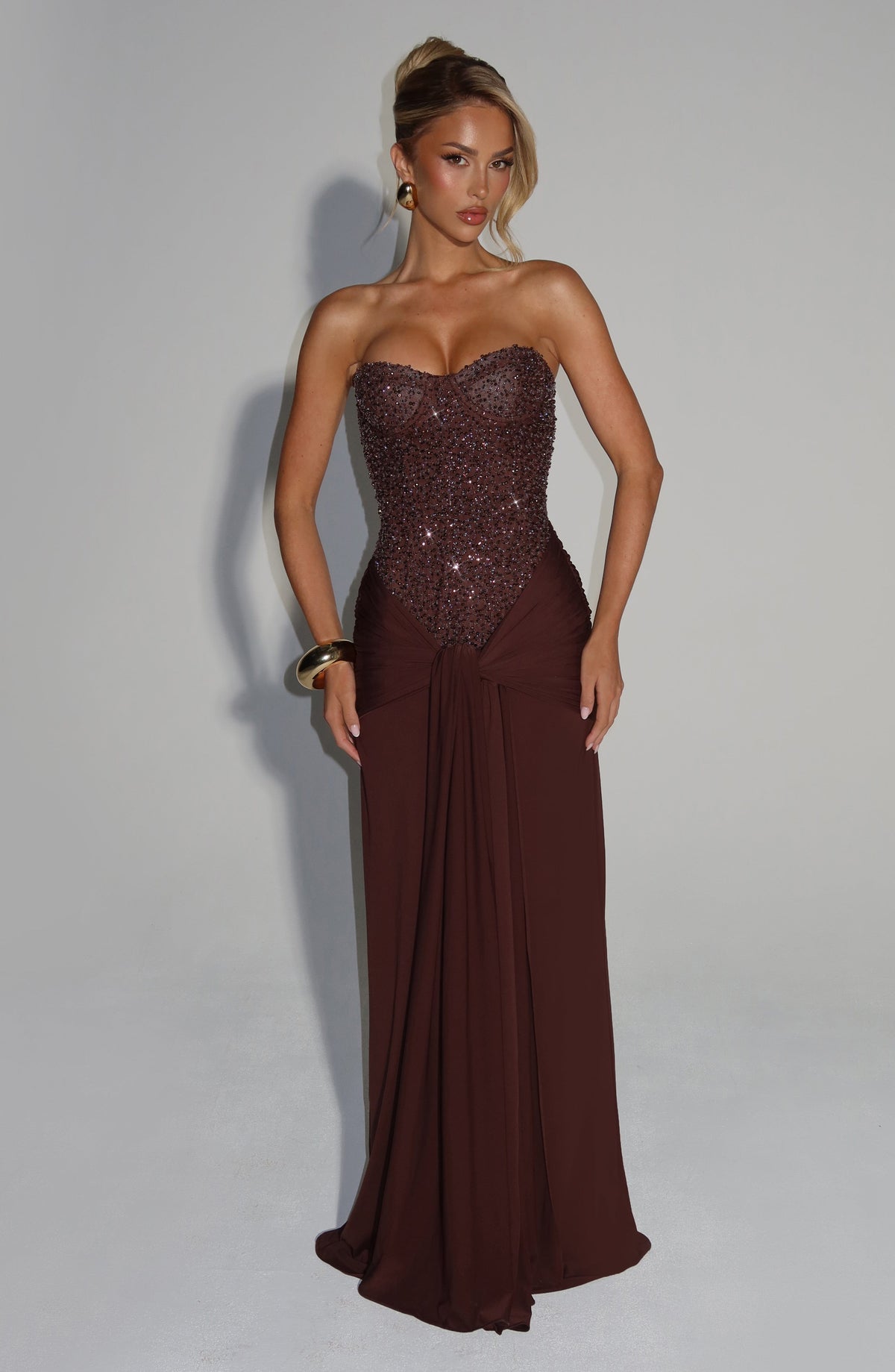 Adeline Corset Maxi Dress