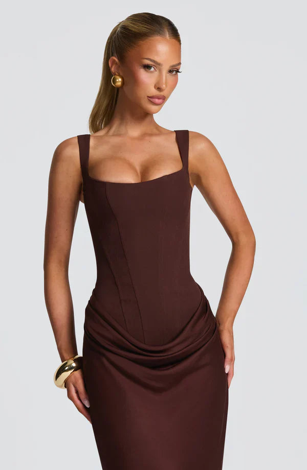 Cornelia Corset Maxi Dress