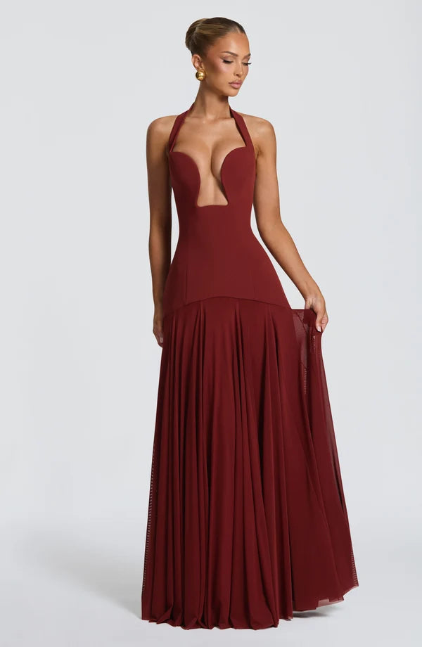 Celyra Halter Maxi Dress
