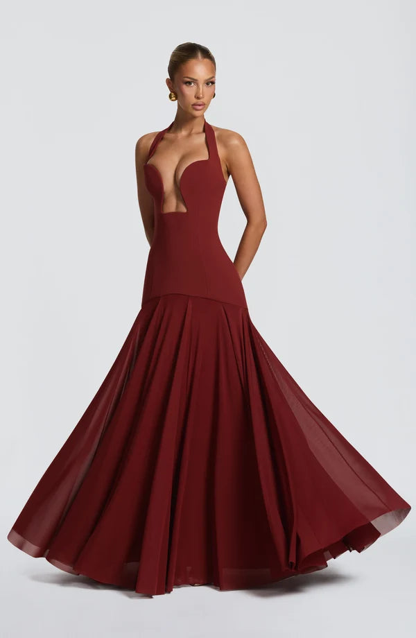 Celyra Halter Maxi Dress