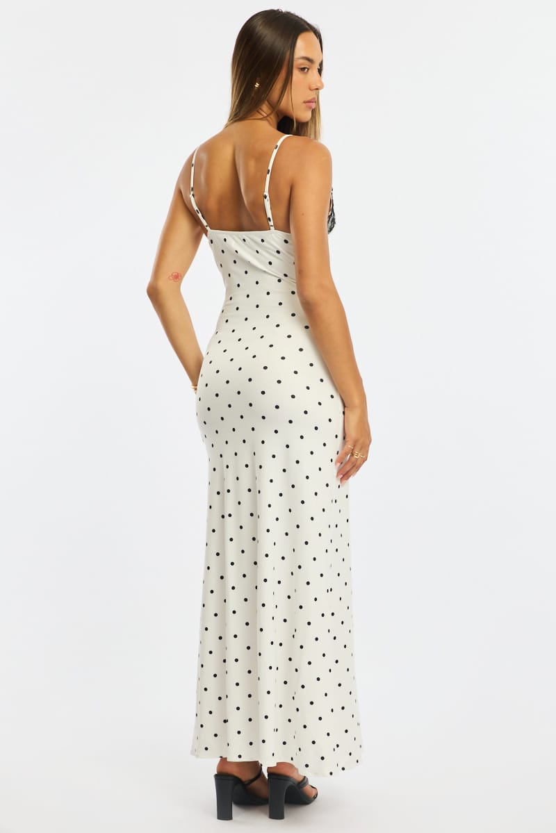 Lisette Polka Maxi Dress
