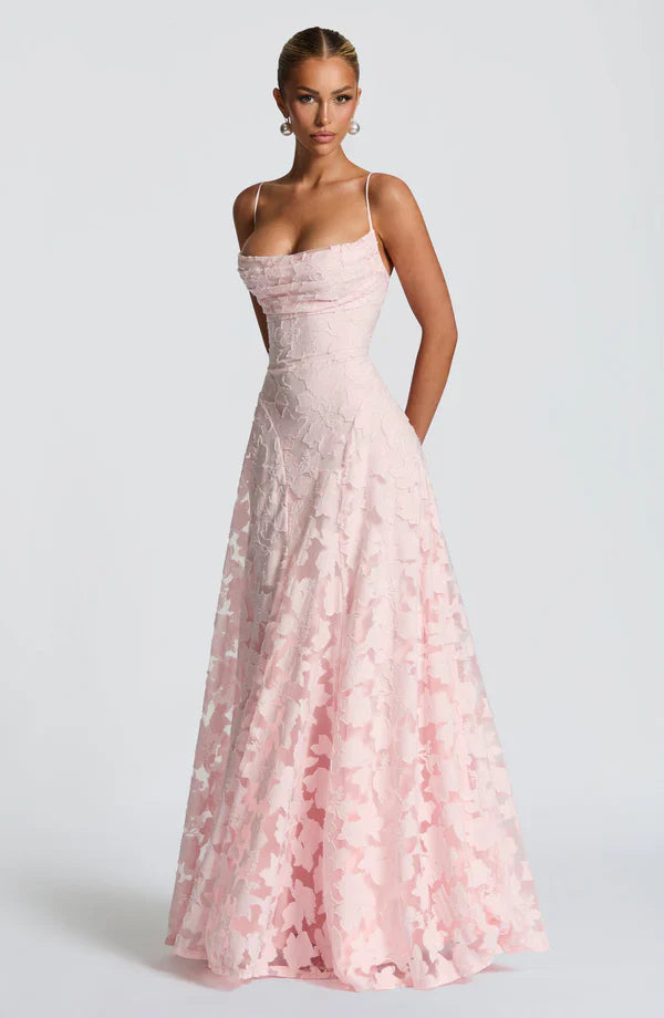 Camille Burnout Maxi Dress
