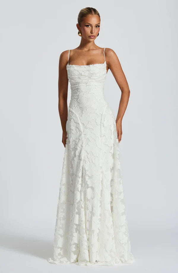 Camille Burnout Maxi Dress