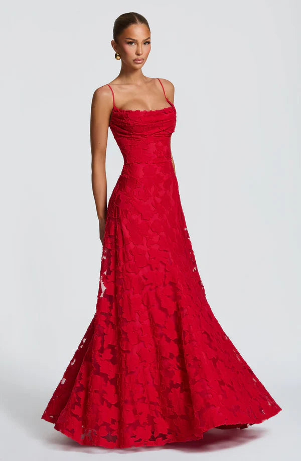 Camille Burnout Maxi Dress