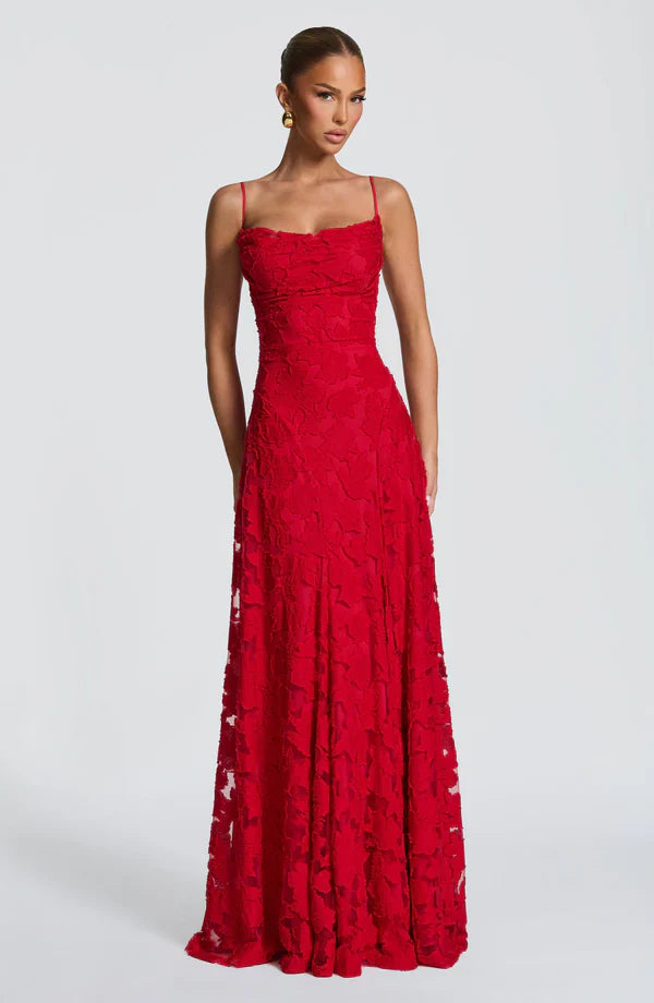 Camille Burnout Maxi Dress