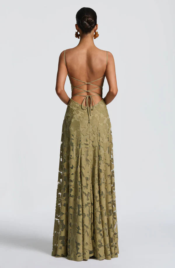 Camille Burnout Maxi Dress