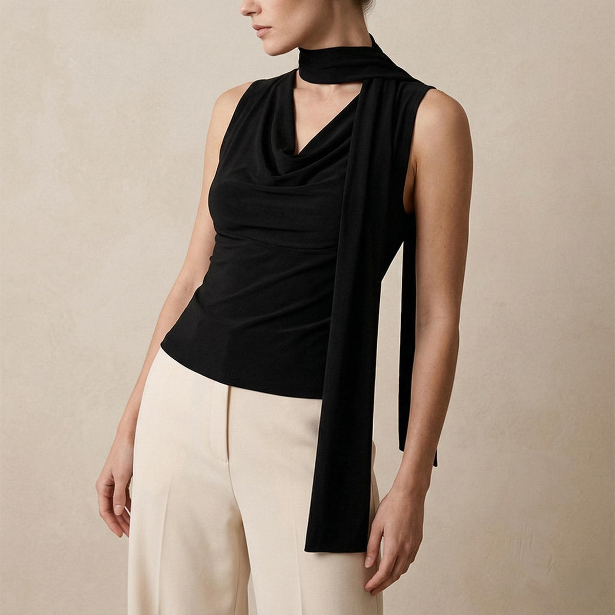 Cevina Scarf Top