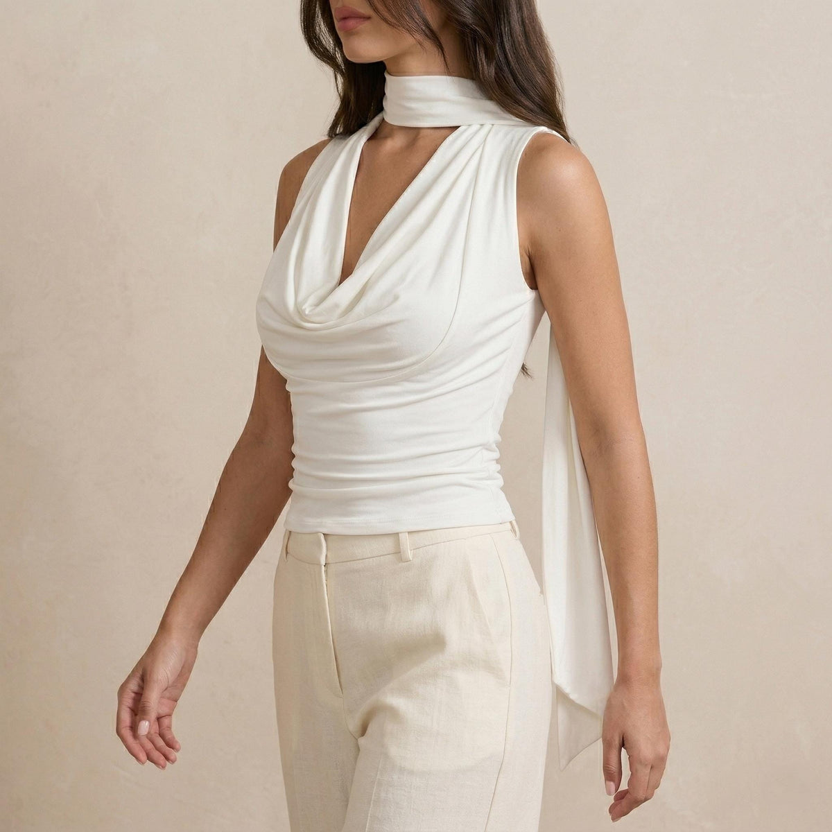 Cevina Scarf Top