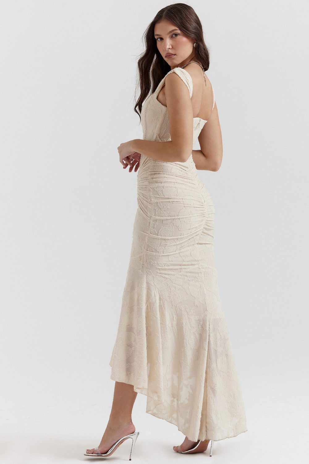 Carisia Lace Midi Dress