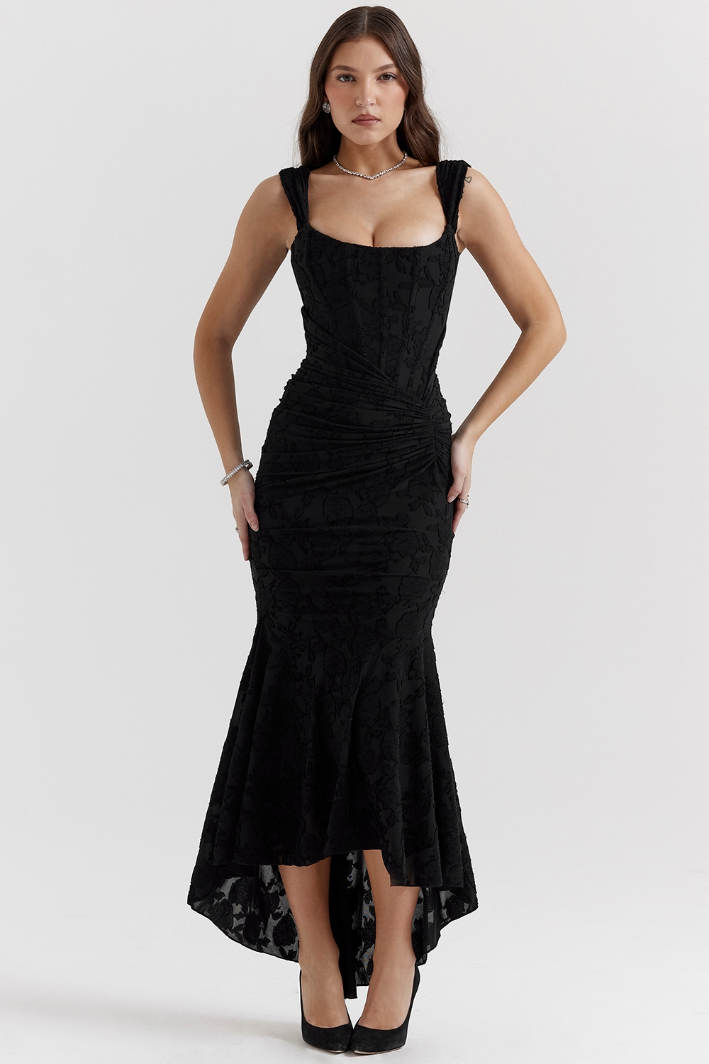 Carisia Lace Midi Dress