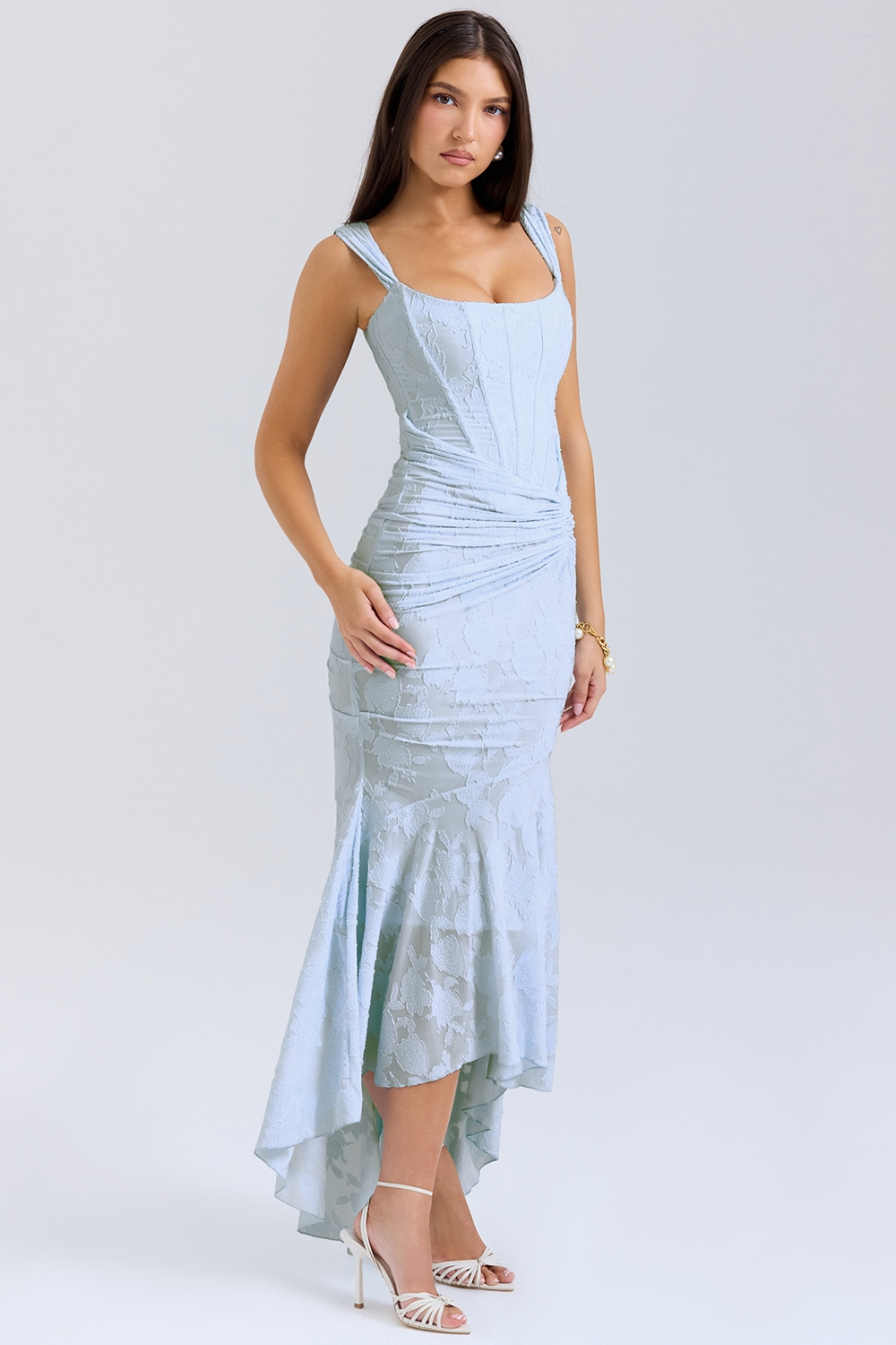 Carisia Lace Midi Dress
