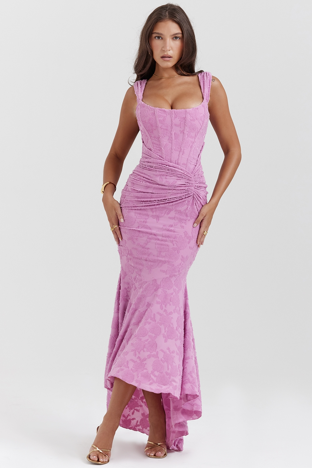 Carisia Lace Midi Dress