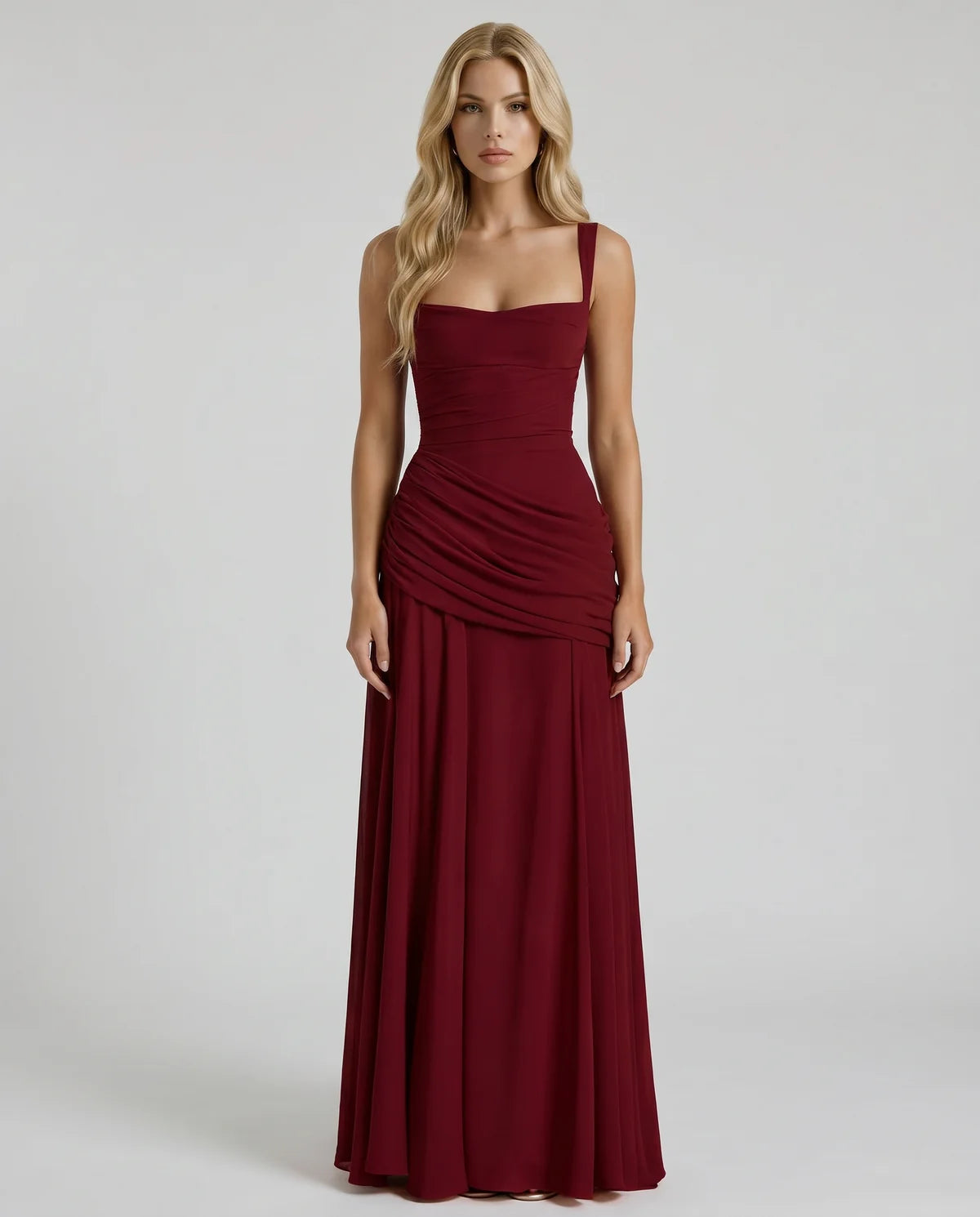 Adeline Chiffon Maxi Dress