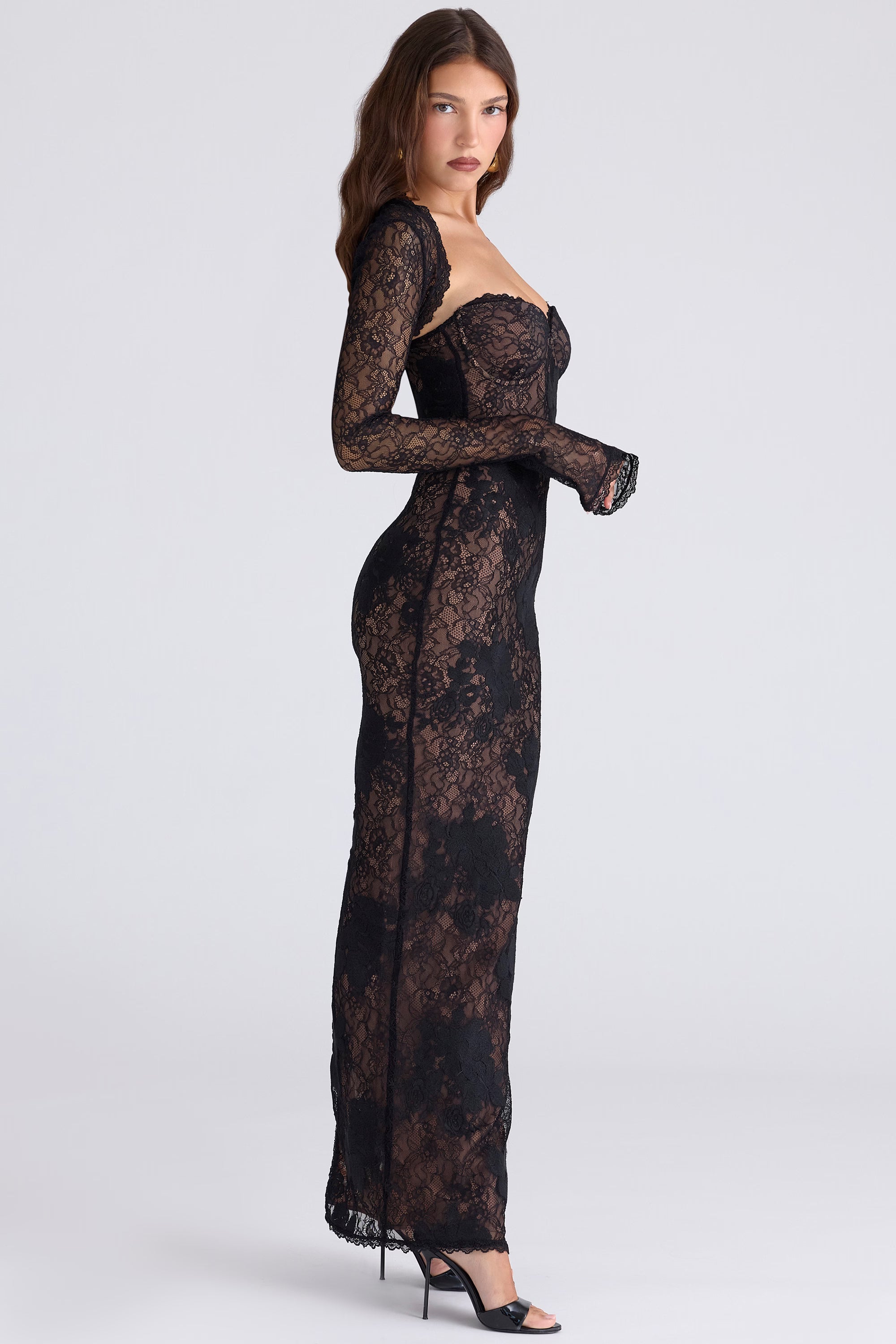 Velmira Lace Maxi Dress