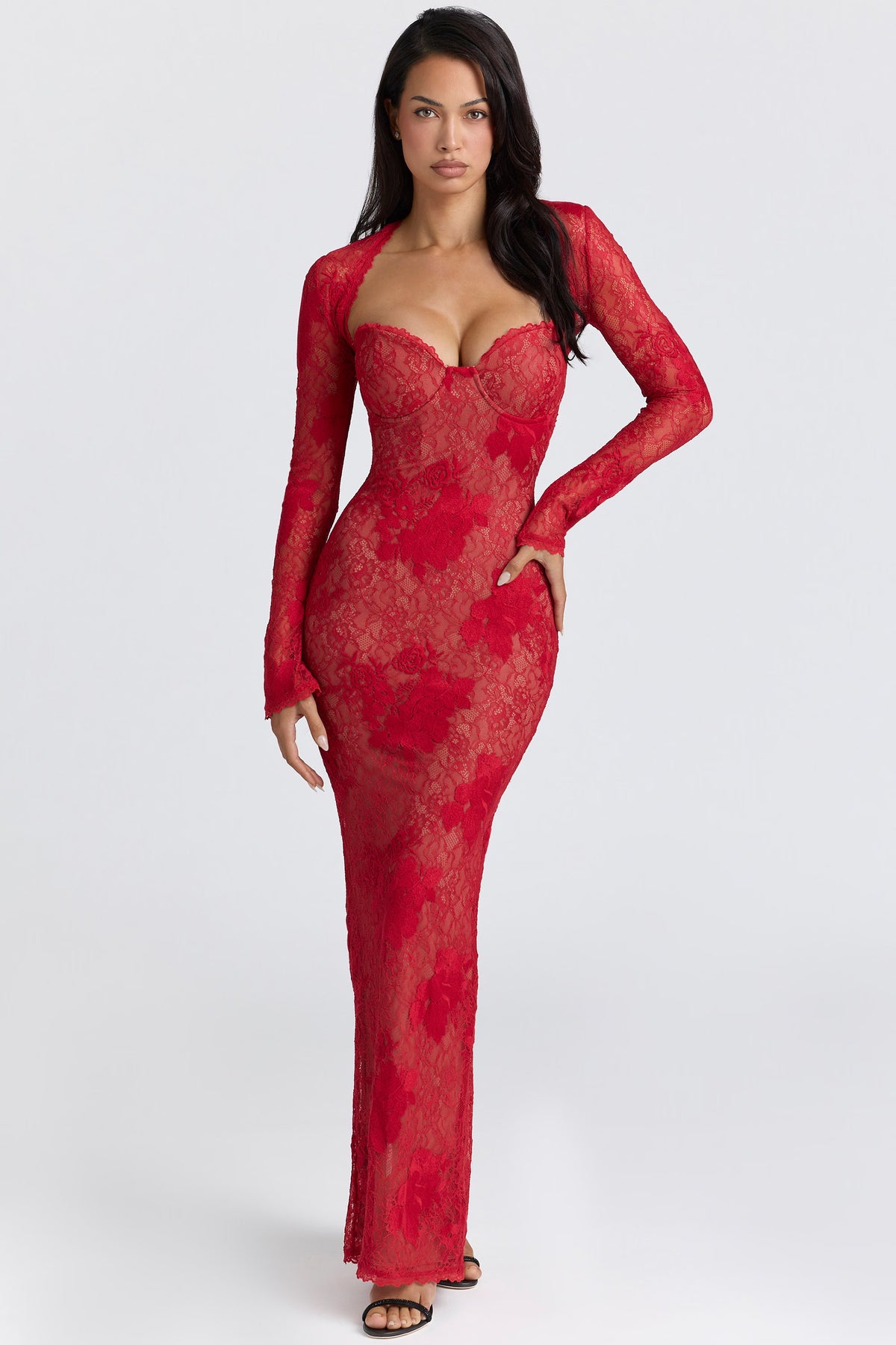 Velmira Lace Maxi Dress