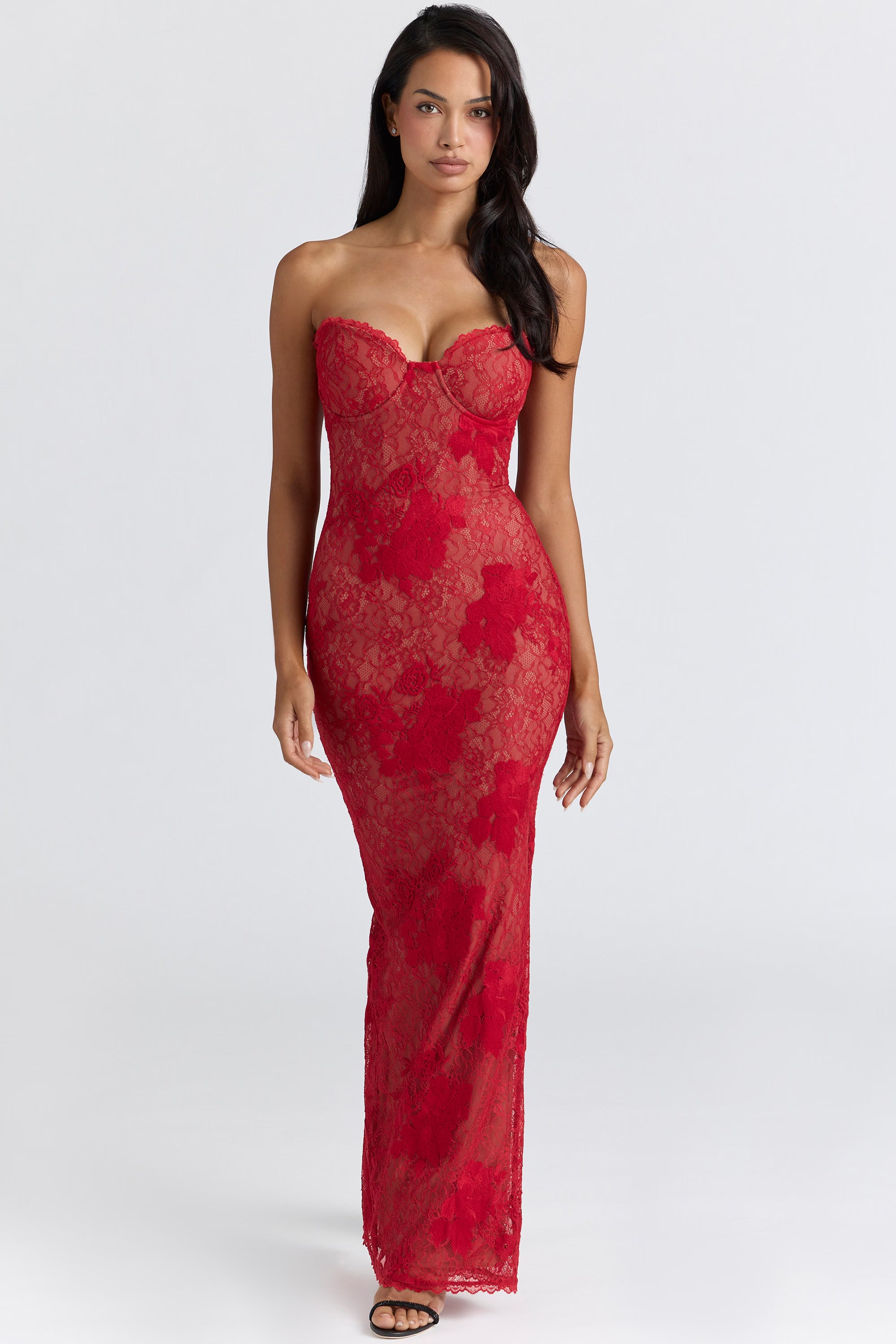 Velmira Lace Maxi Dress