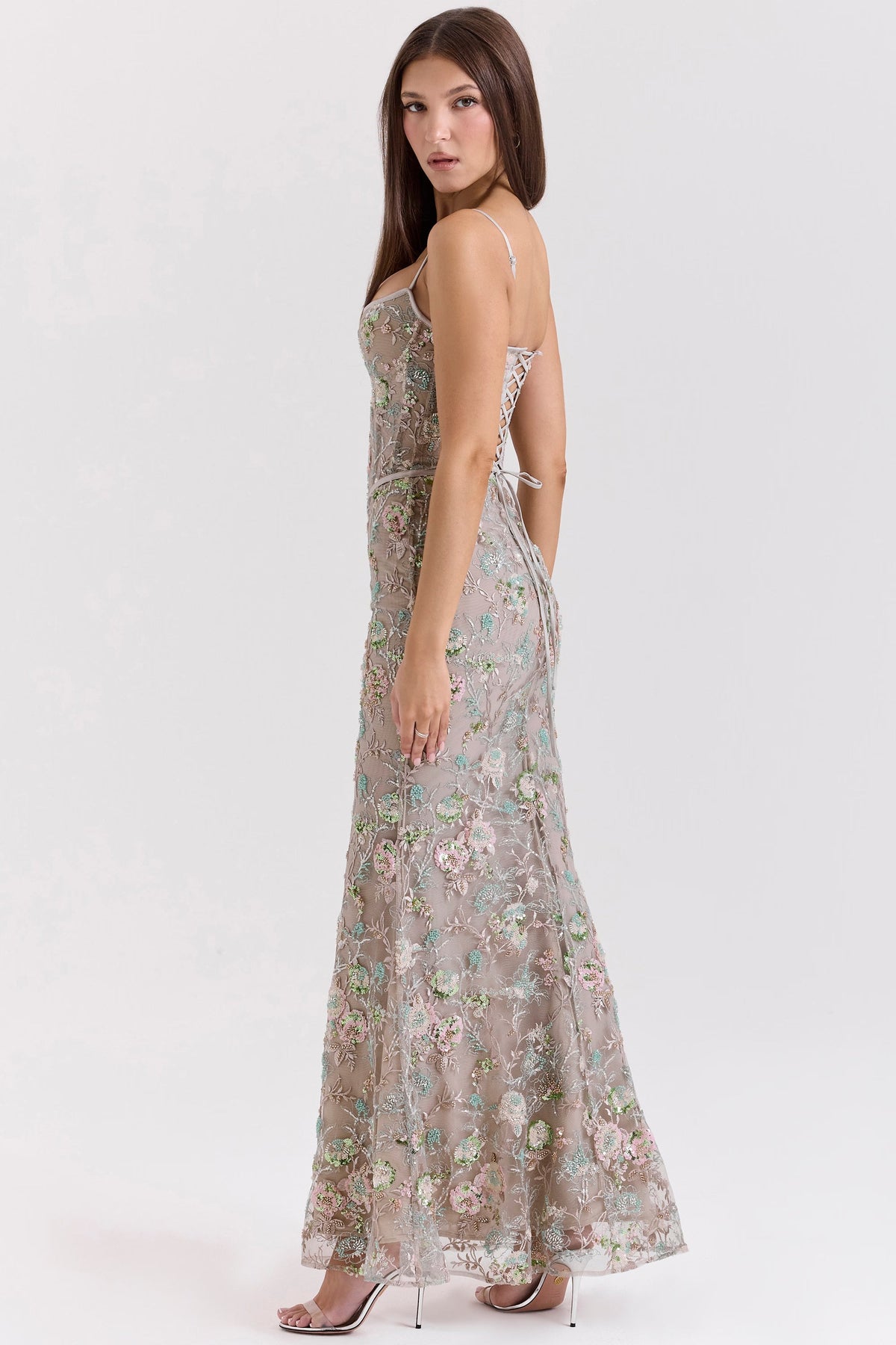 Naïma Embellished Corset Maxi Dress