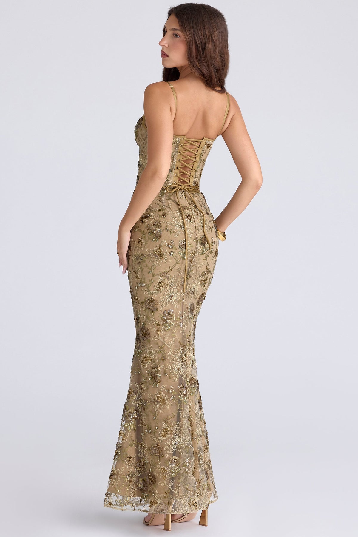 Naïma Embellished Corset Maxi Dress