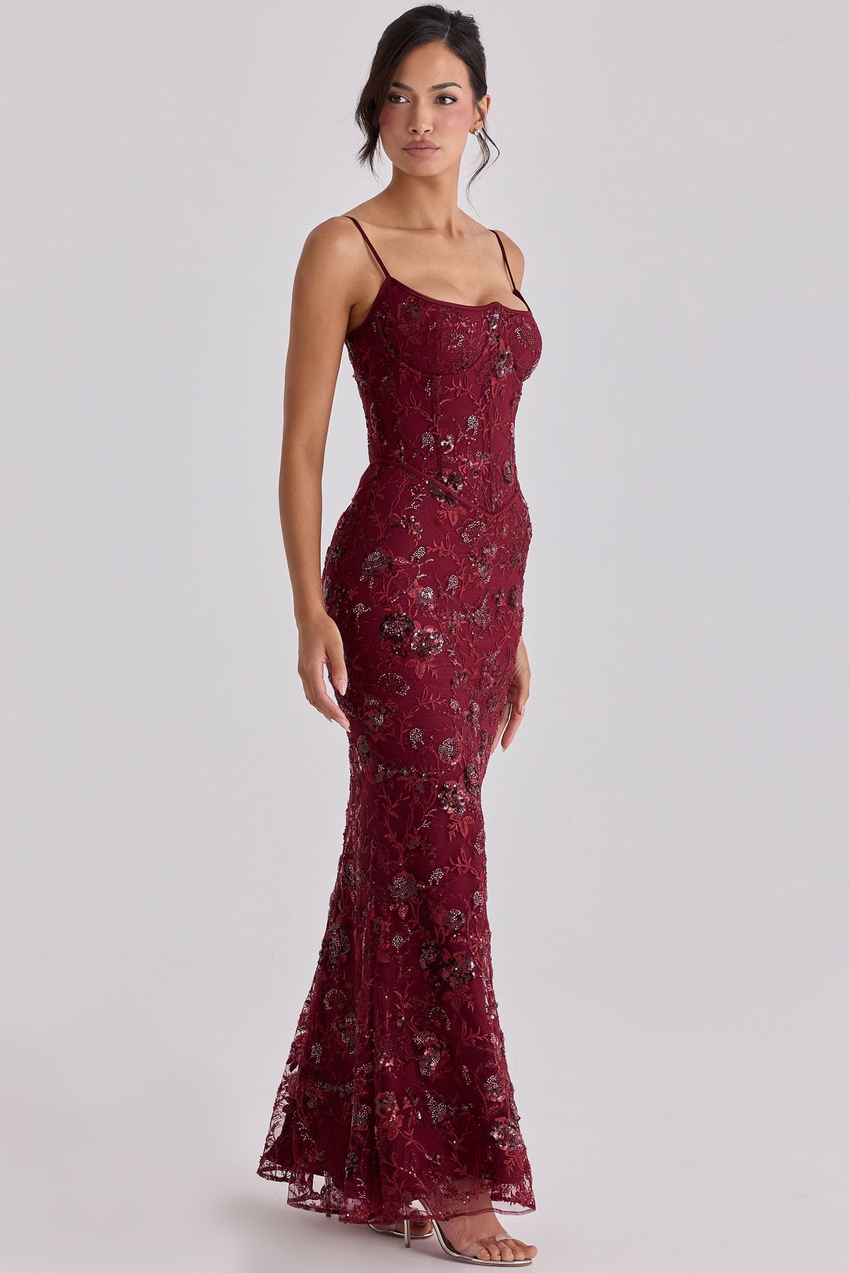 Naïma Embellished Corset Maxi Dress