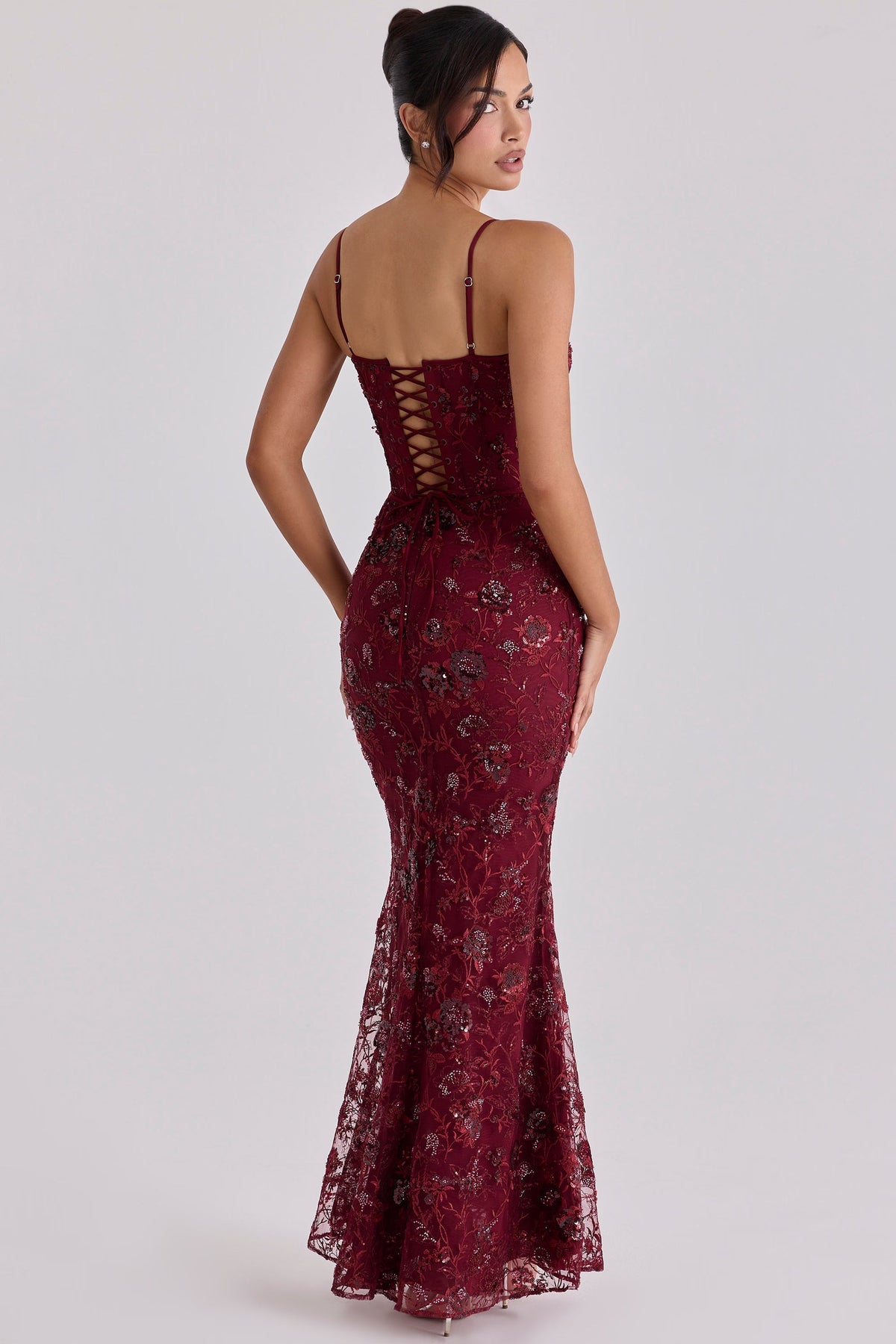 Naïma Embellished Corset Maxi Dress