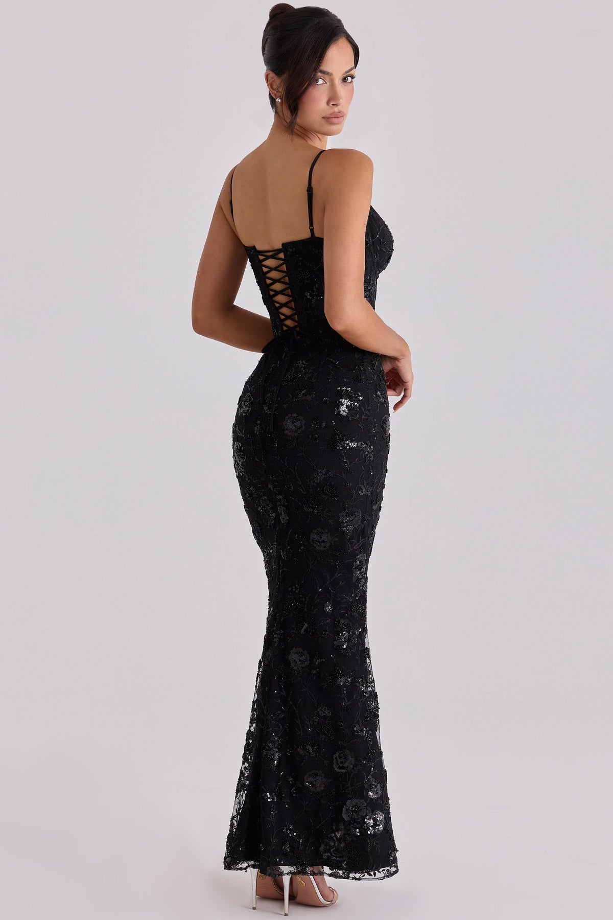 Naïma Embellished Corset Maxi Dress