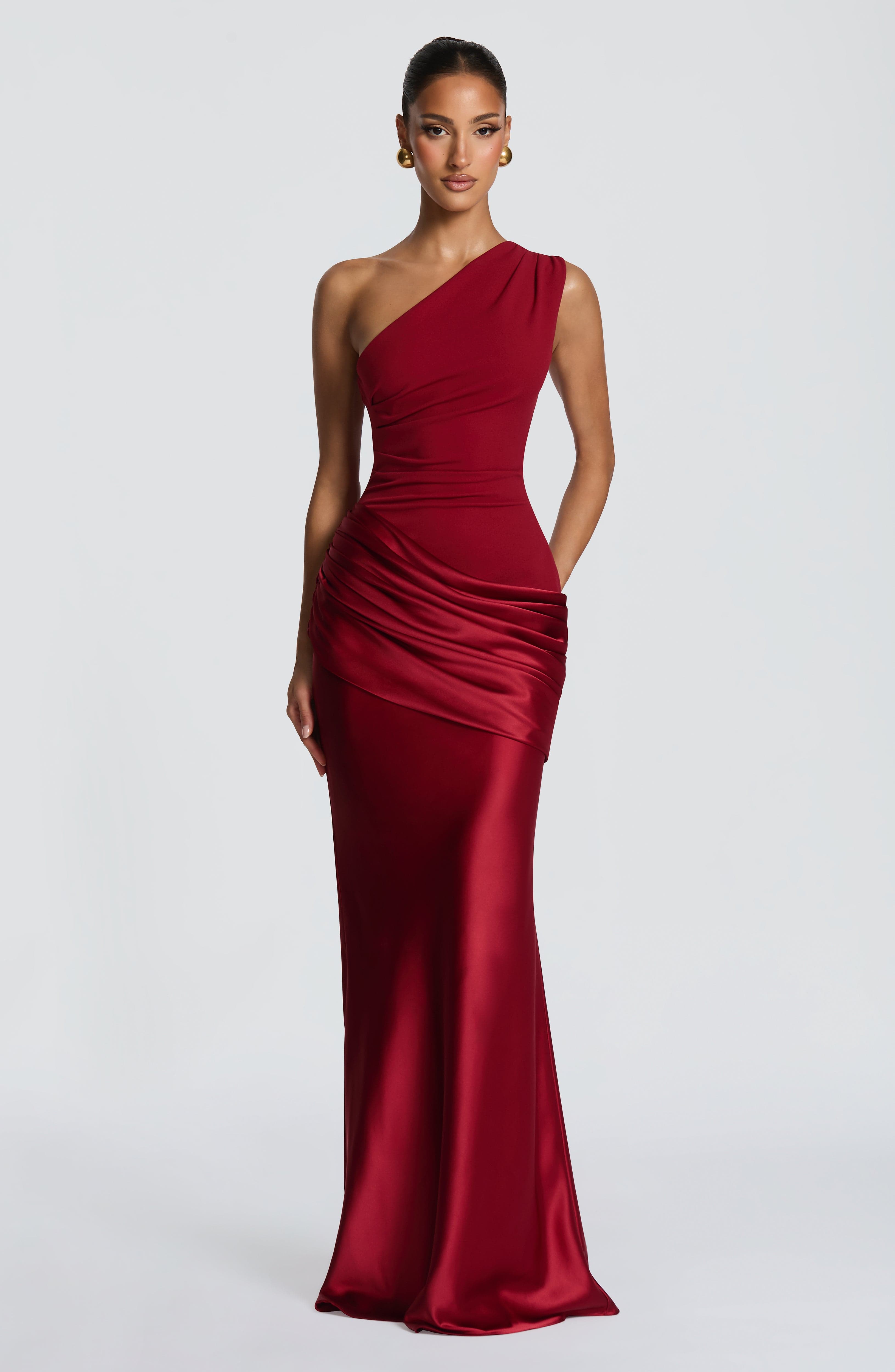Violette Asymmetric Maxi Dress