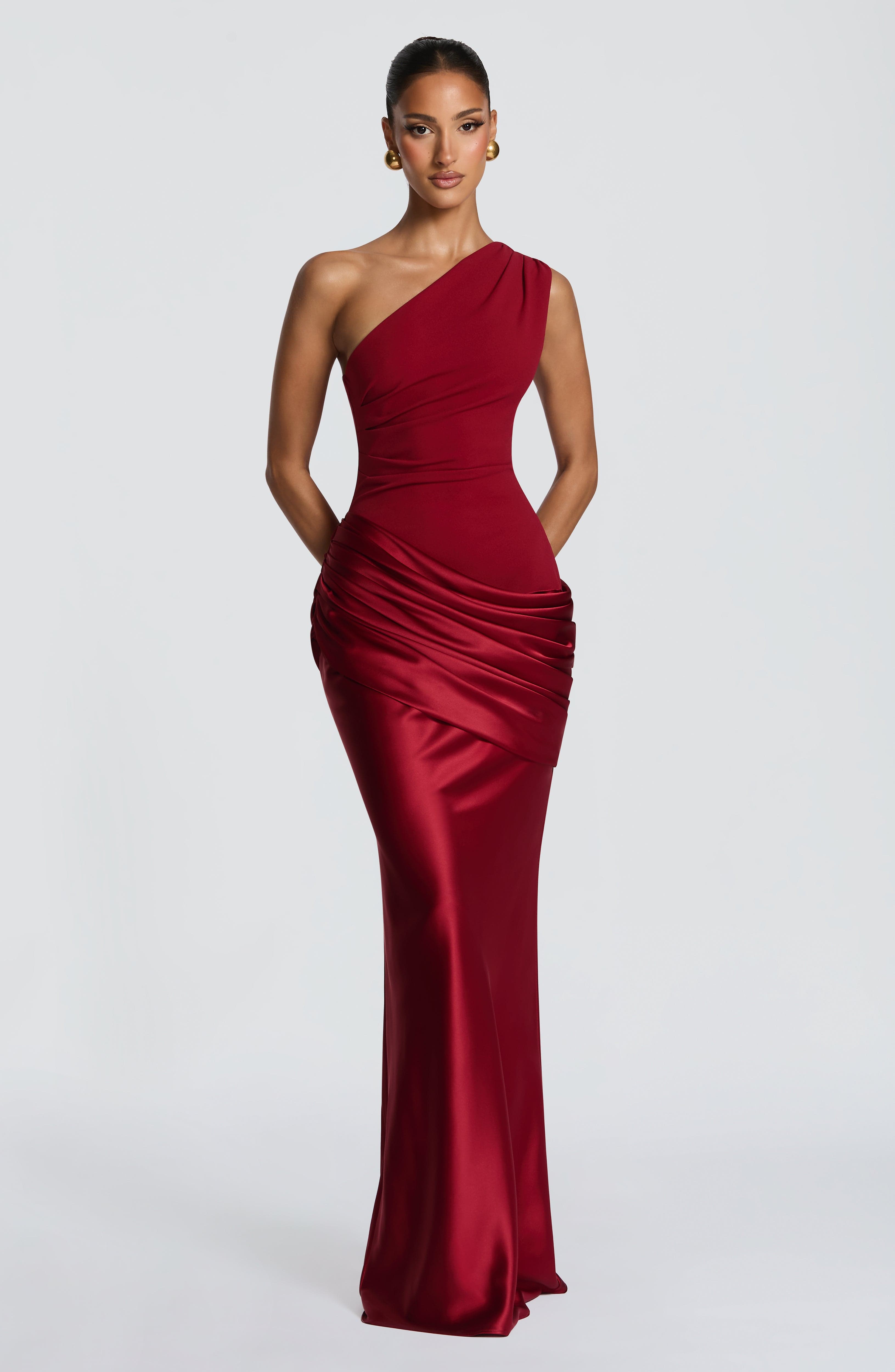 Violette Asymmetric Maxi Dress