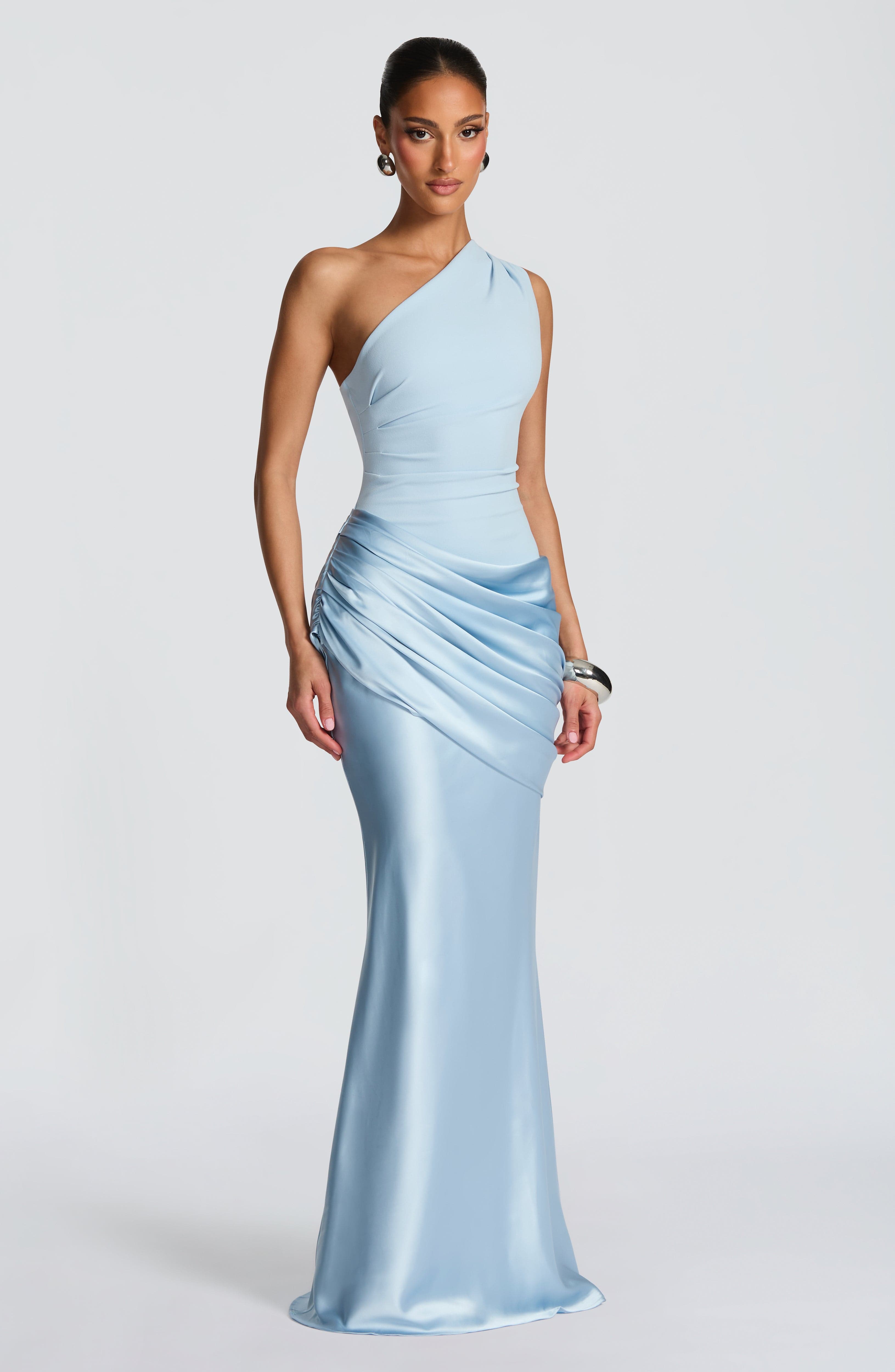 Violette Asymmetric Maxi Dress