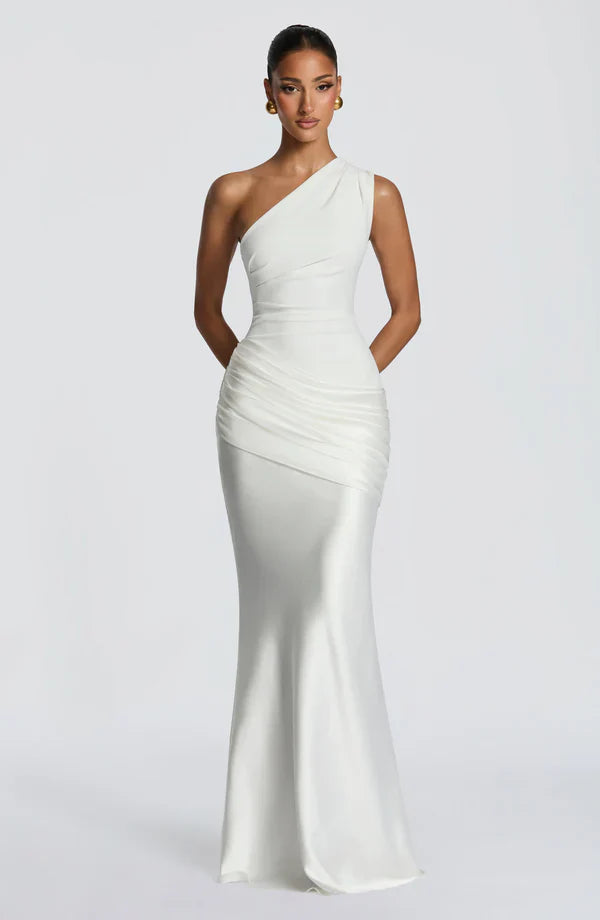 Violette Asymmetric Maxi Dress