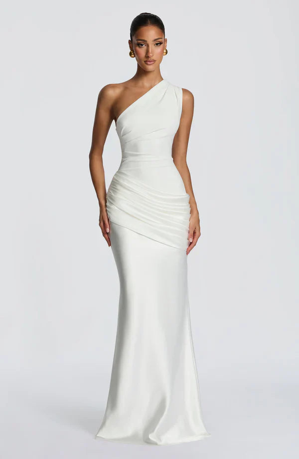 Violette Asymmetric Maxi Dress