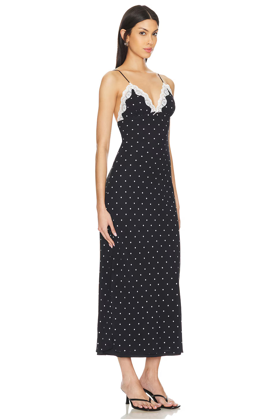 Lisette Polka Maxi Dress