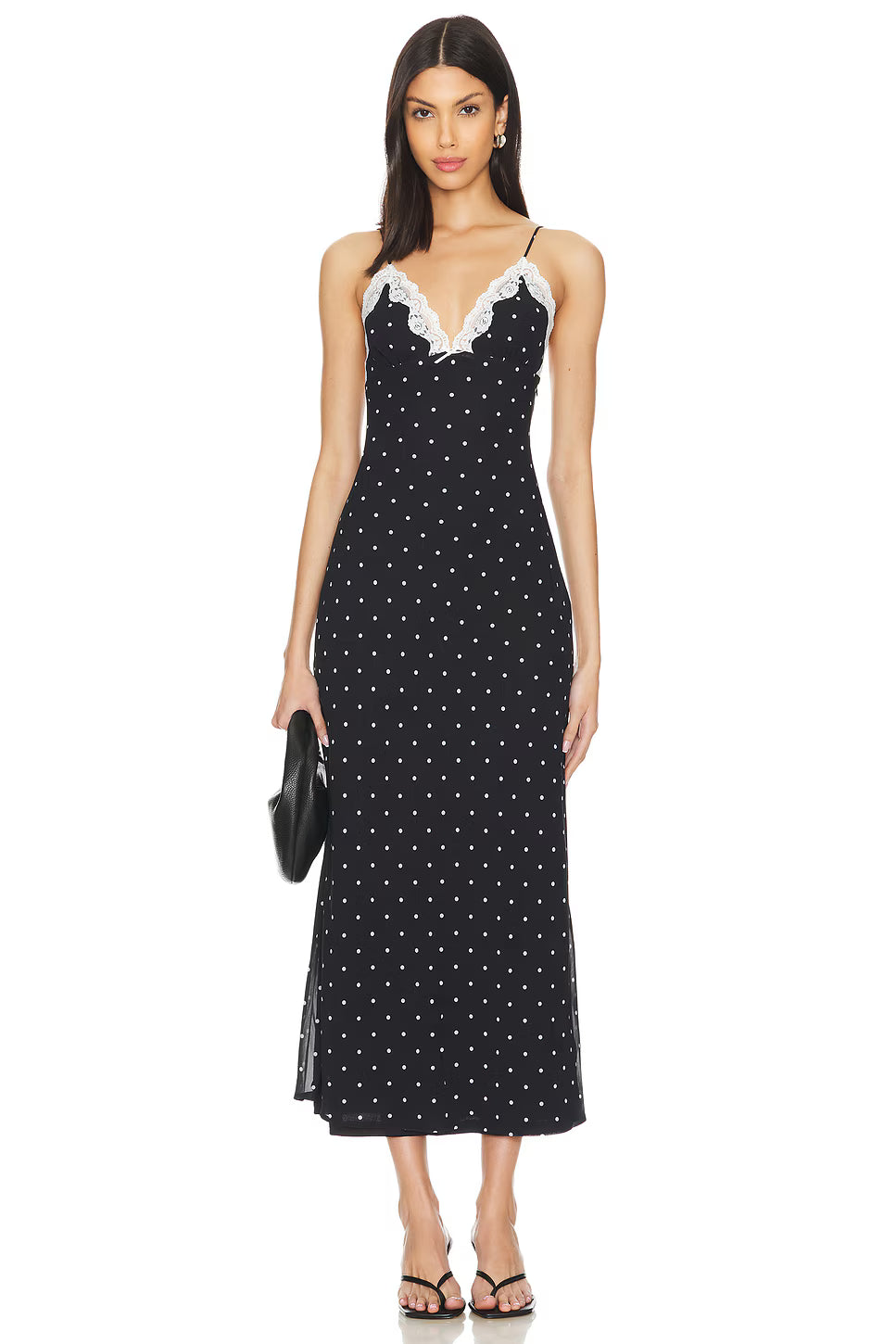 Lisette Polka Maxi Dress