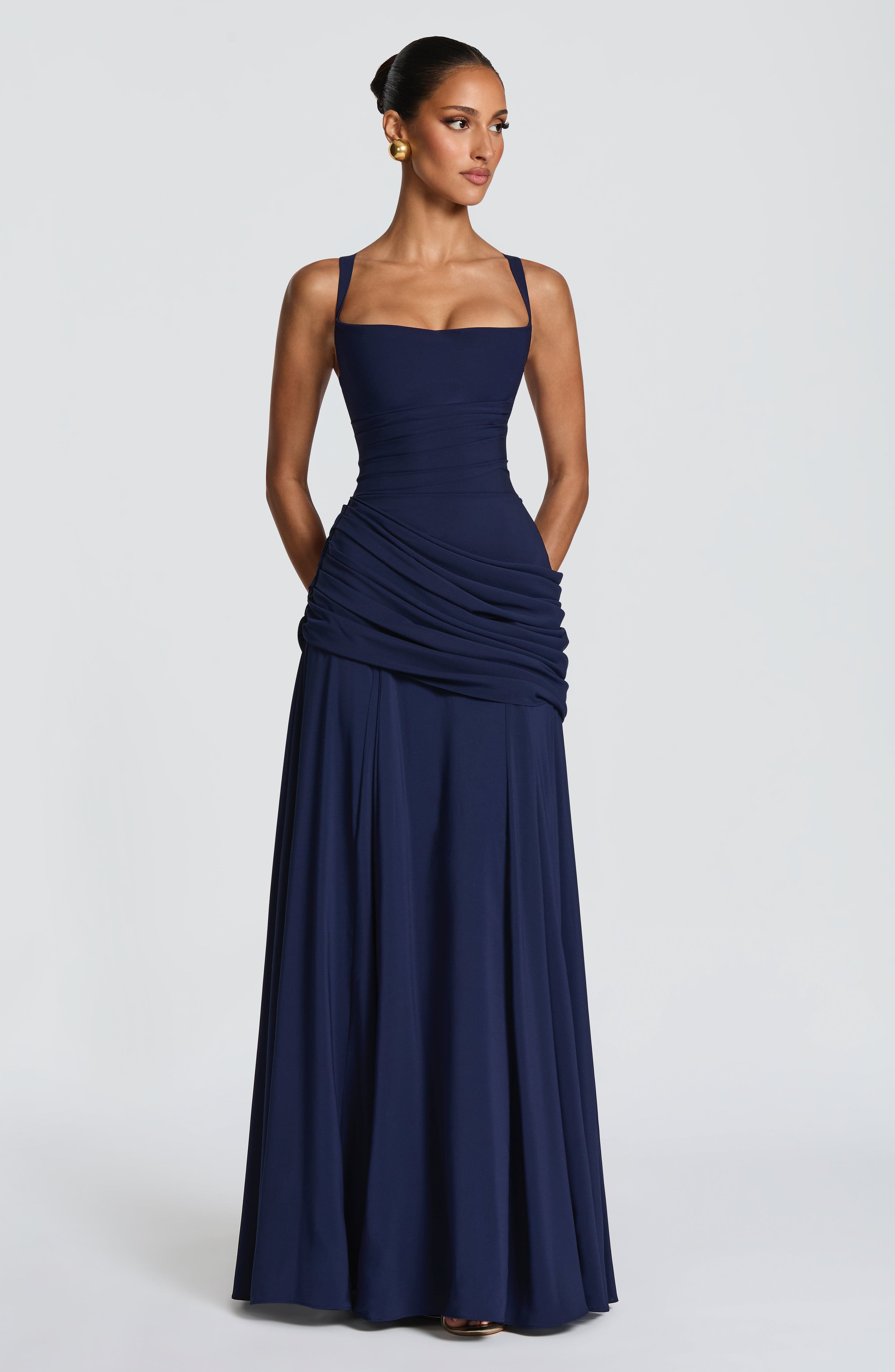Adeline Chiffon Maxi Dress