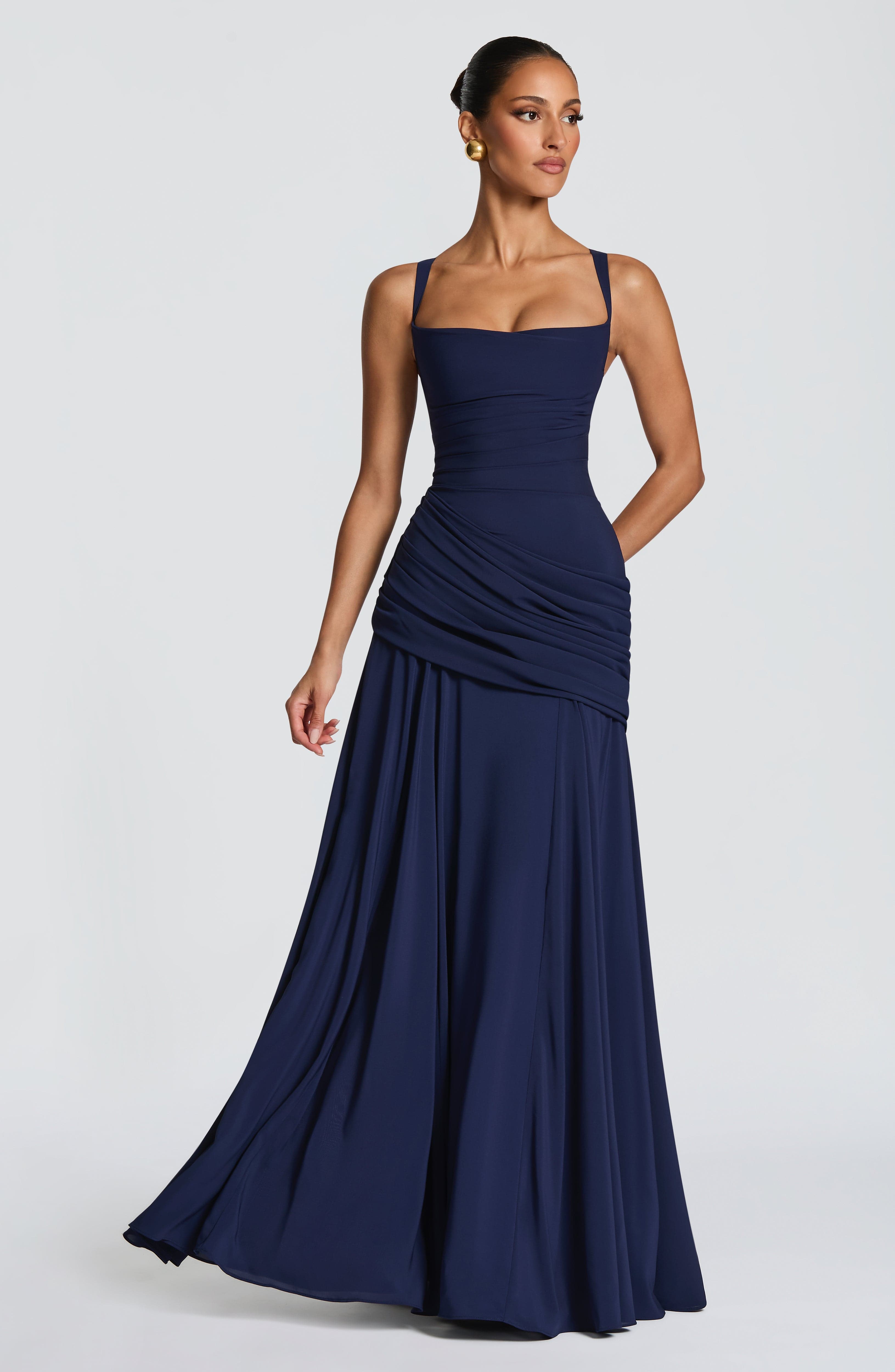 Adeline Chiffon Maxi Dress