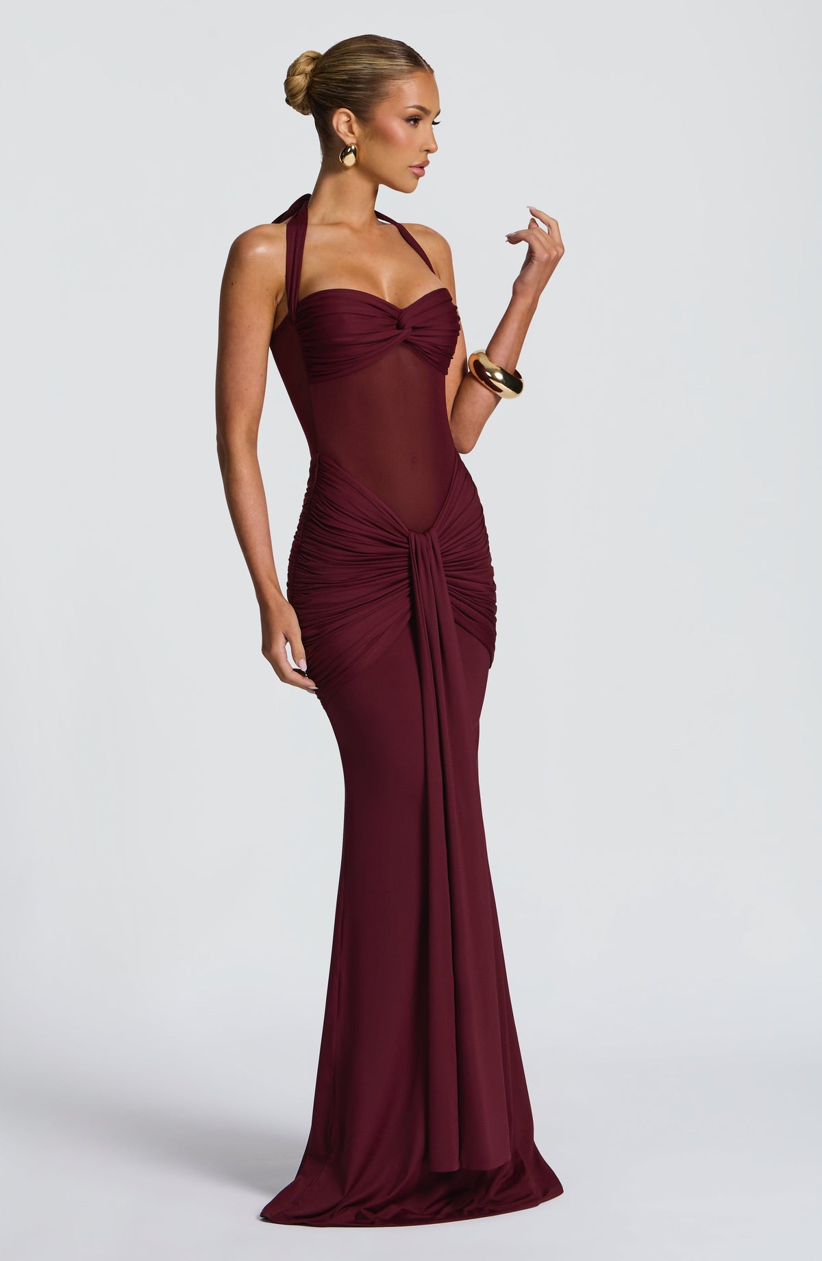 Vixen Halter Maxi Dress