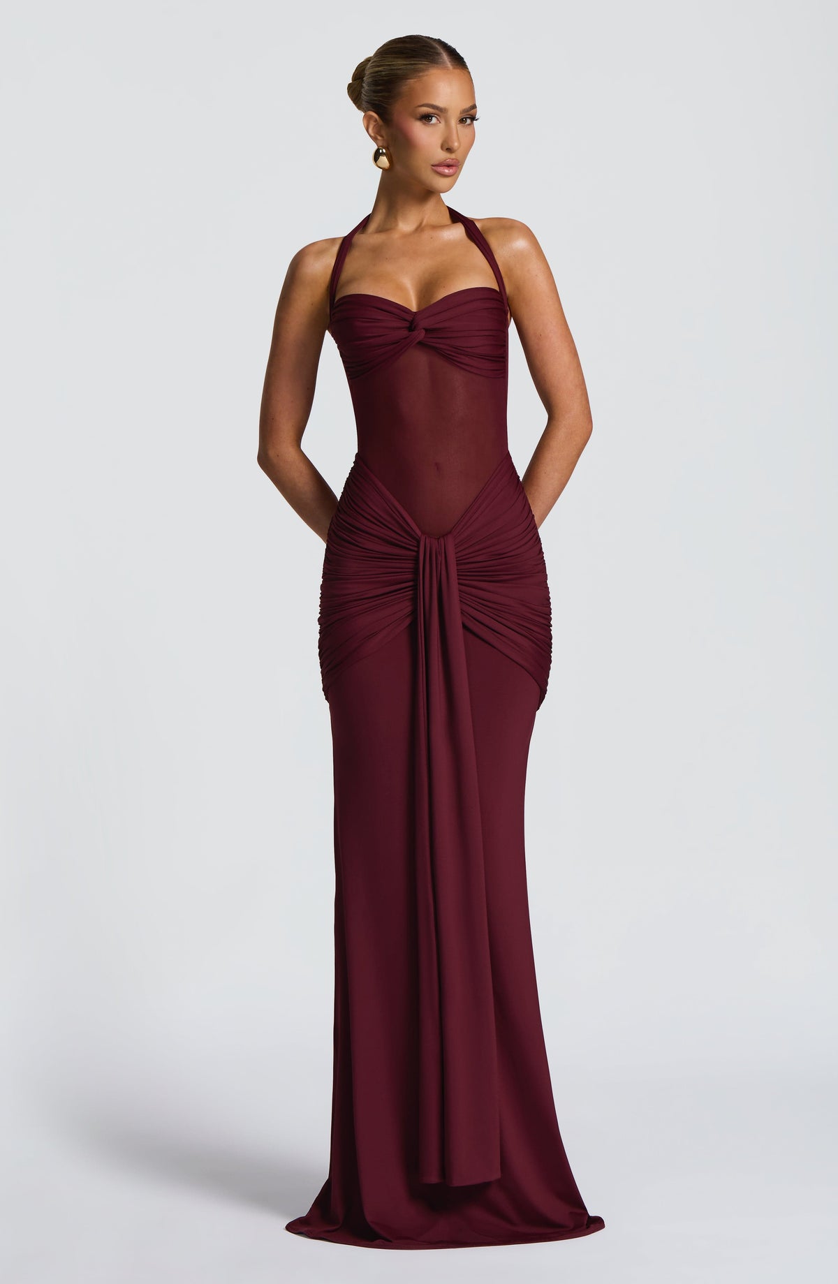 Vixen Halter Maxi Dress