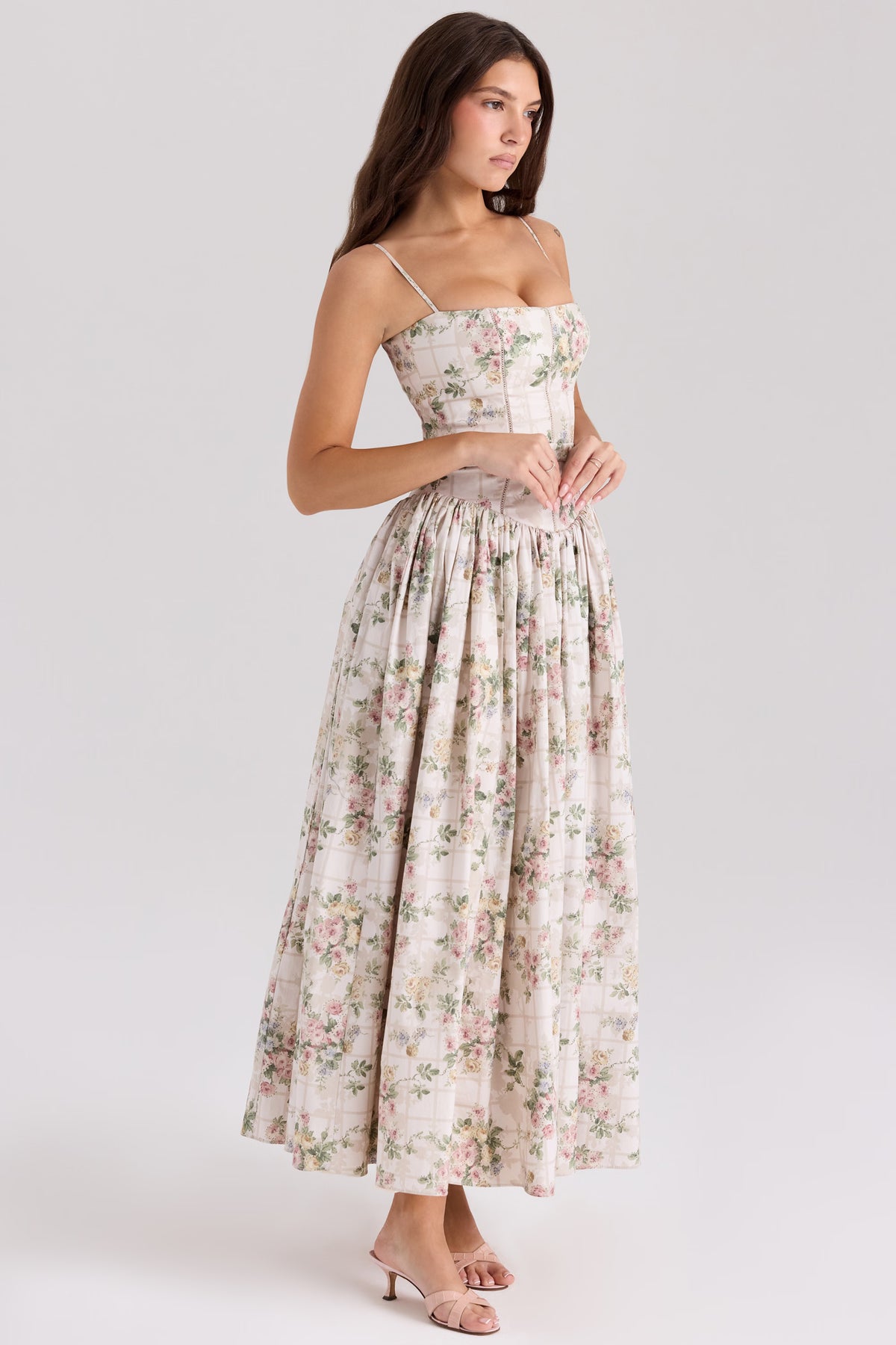 Elvaris Rose Midi Dress
